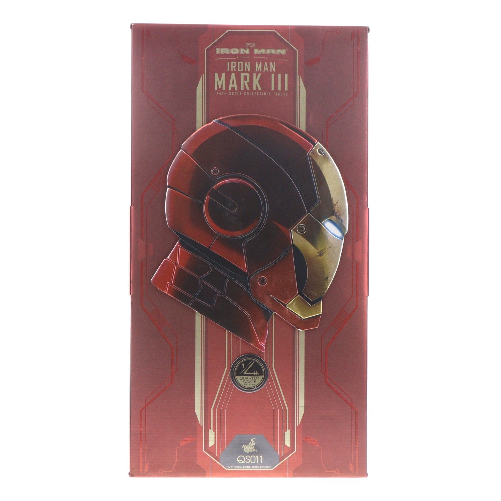 【中古即納】[FIG] アイアンマン・マーク3 アイアンマン 1/4 完成品 アクションフィギュア(QS011) ホットトイズ(20191225)