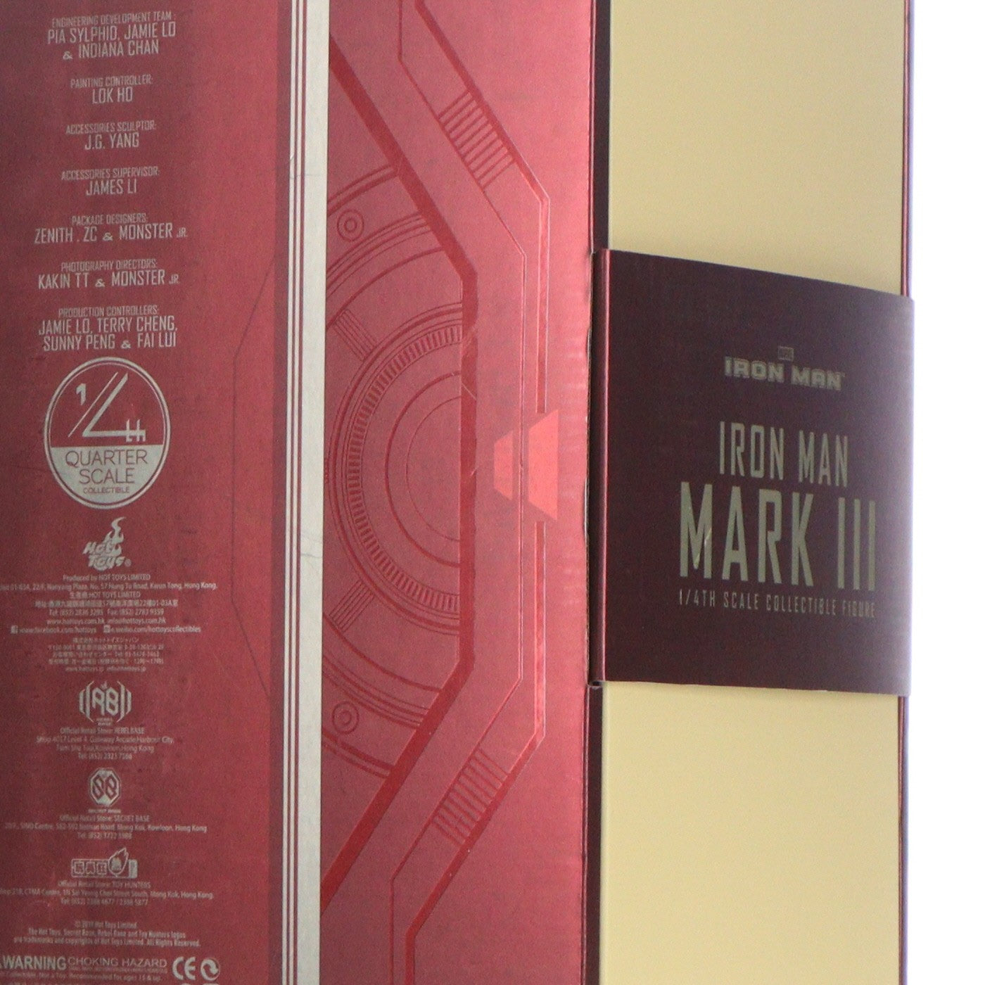 【中古即納】[FIG] アイアンマン・マーク3 アイアンマン 1/4 完成品 アクションフィギュア(QS011) ホットトイズ(20191225)