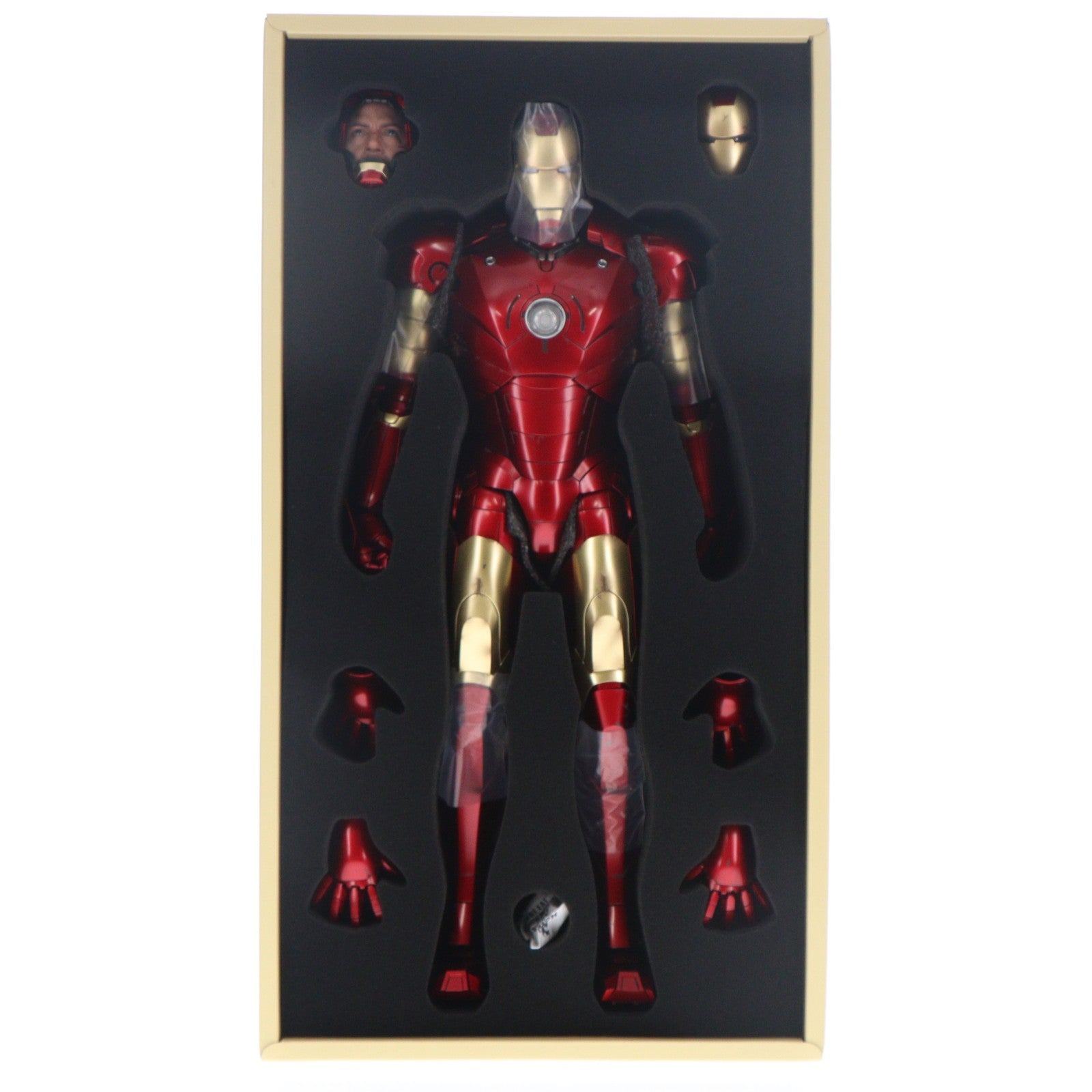 【中古即納】[FIG] アイアンマン・マーク3 アイアンマン 1/4 完成品 アクションフィギュア(QS011) ホットトイズ(20191225)