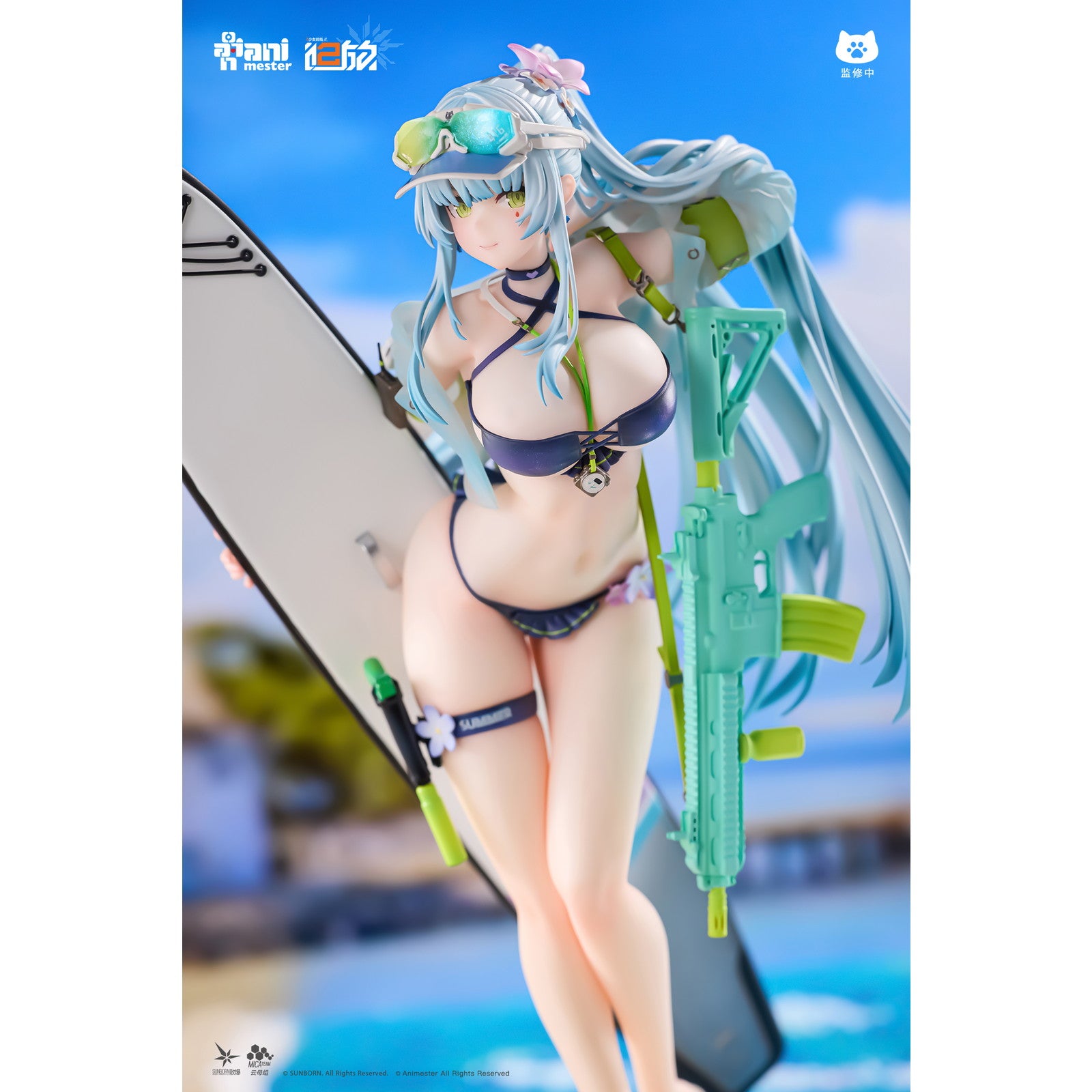 【中古即納】[FIG] 初回特典付属 クルカイ 蔚藍軌跡Ver. ドールズフロントライン2:エクシリウム 1/7 完成品 フィギュア AniMester(アニメスター)(20260630)