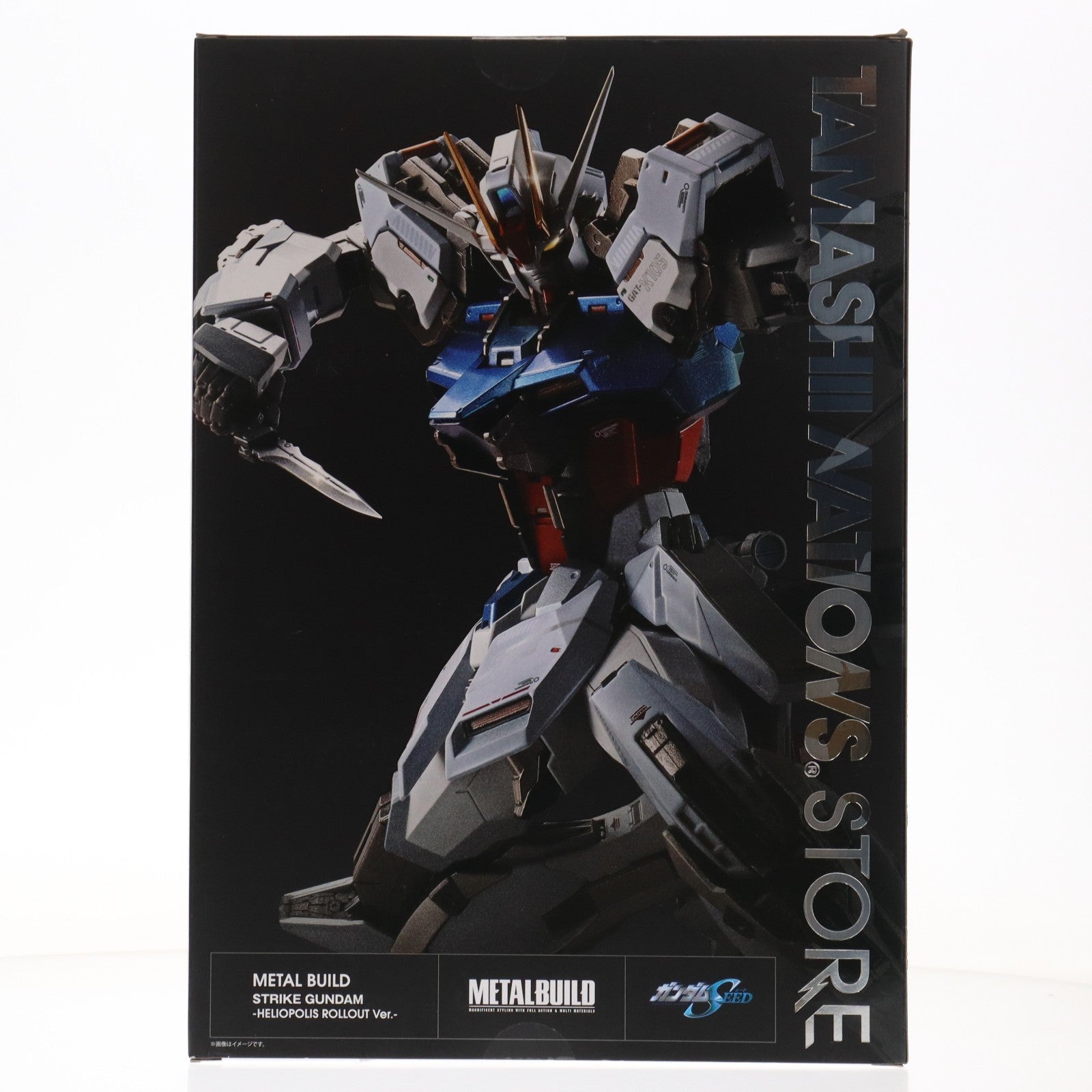 【中古即納】[FIG] 魂ストア限定 METAL BUILD ストライクガンダム -ヘリオポリス ロールアウト Ver.- 機動戦士ガンダムSEED(シード) 完成品 可動フィギュア バンダイスピリッツ(20220728)