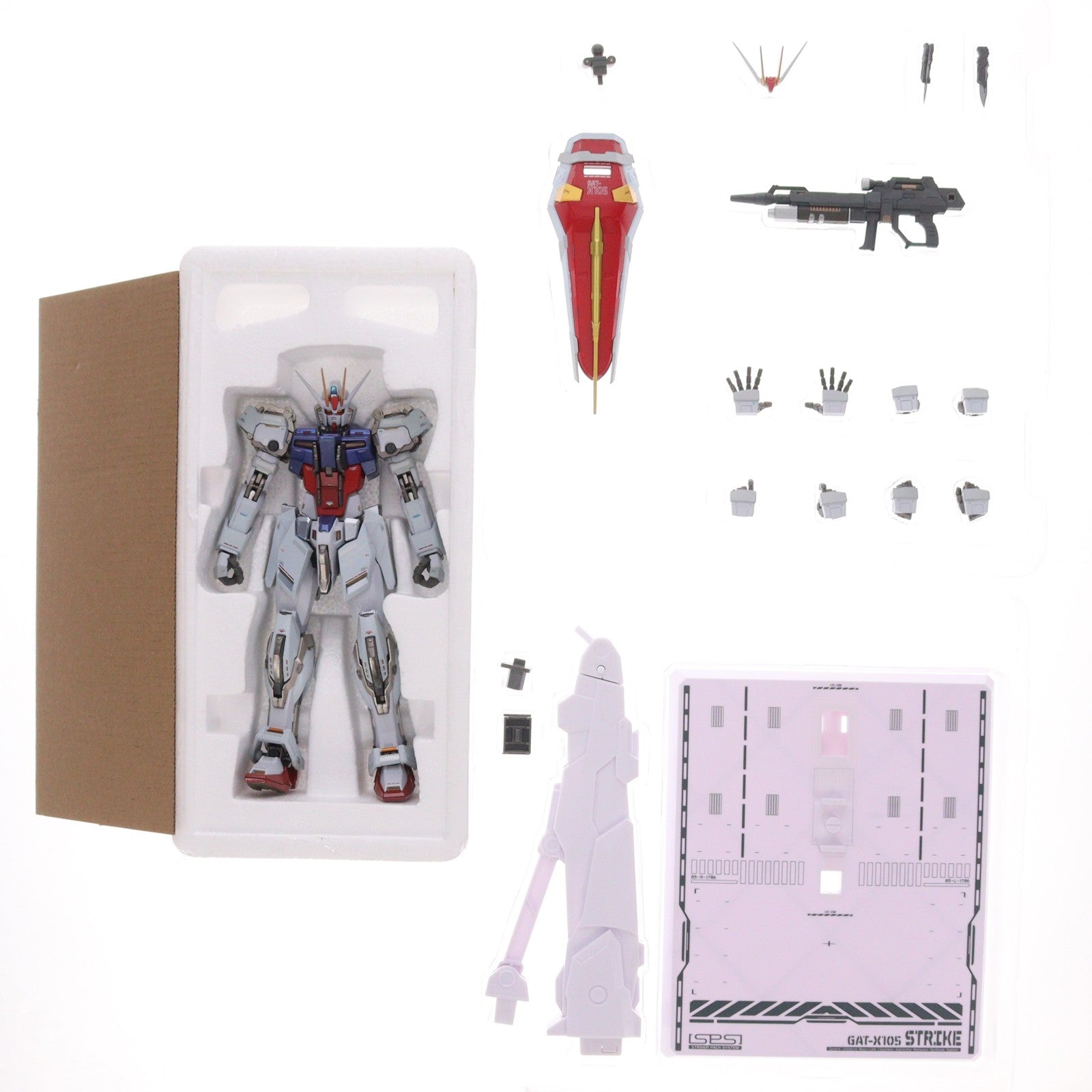 【中古即納】[FIG] 魂ストア限定 METAL BUILD ストライクガンダム -ヘリオポリス ロールアウト Ver.- 機動戦士ガンダムSEED(シード) 完成品 可動フィギュア バンダイスピリッツ(20220728)
