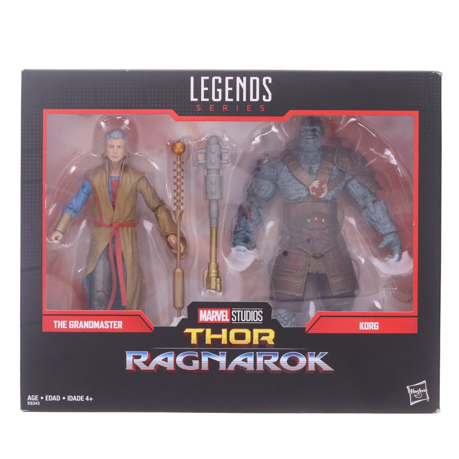 【中古即納】[FIG] マーベル・レジェンド シリーズ グランドマスター&コーグ 2パック マイティ・ソー バトルロイヤル 完成品 6インチ アクションフィギュア(E6343) ハズブロ(20191231)