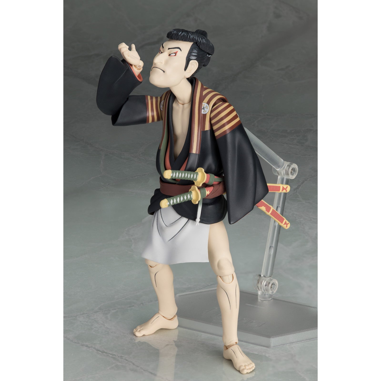 【中古即納】[FIG] (再販) figma(フィグマ) SP-100 写楽作 三代目大谷鬼次の奴江戸兵衛(さんだいめおおたにおにじ えどべえ) テーブル美術館 完成品 可動フィギュア FREEing(フリーイング)(20260207)