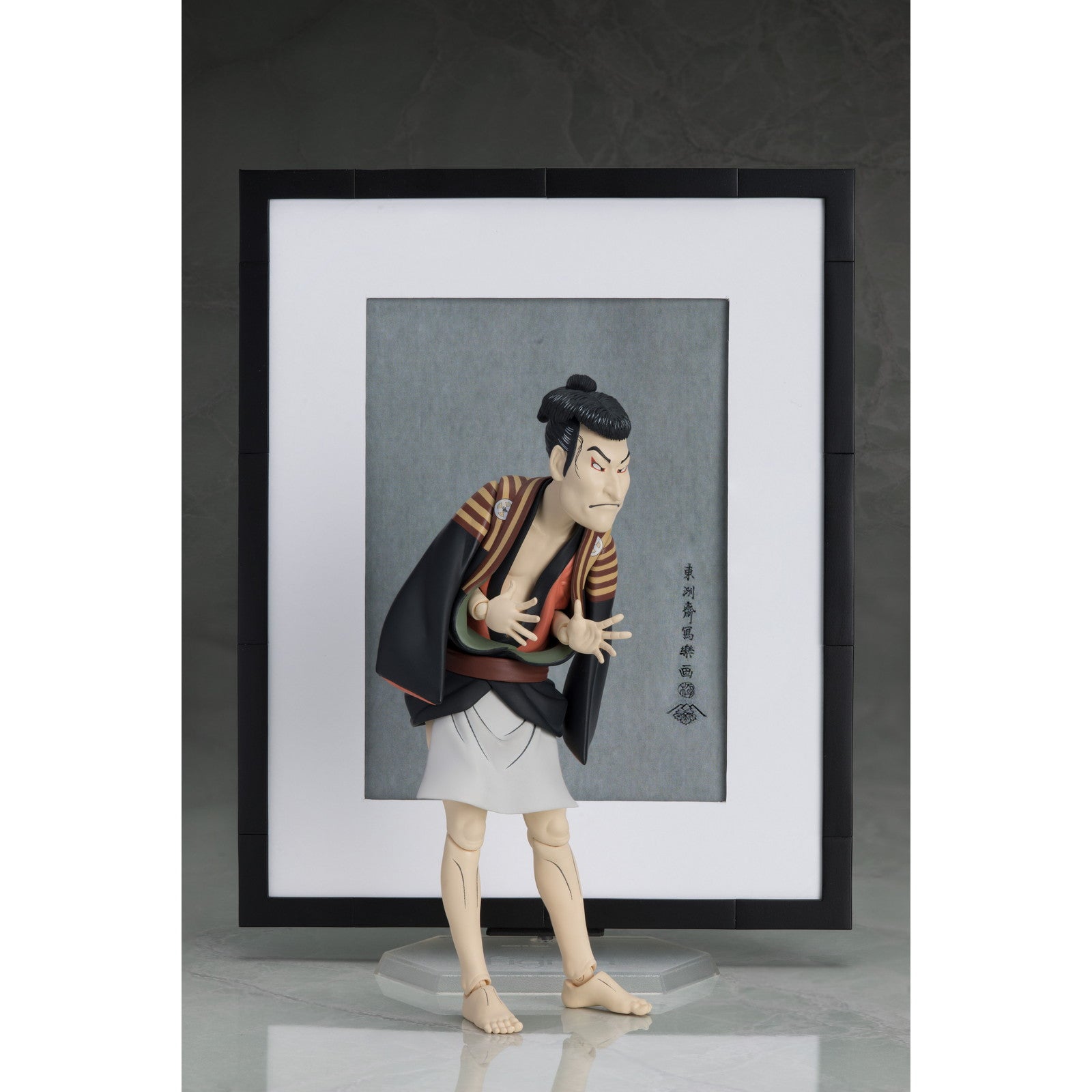【中古即納】[FIG] (再販) figma(フィグマ) SP-100 写楽作 三代目大谷鬼次の奴江戸兵衛(さんだいめおおたにおにじ えどべえ) テーブル美術館 完成品 可動フィギュア FREEing(フリーイング)(20260207)