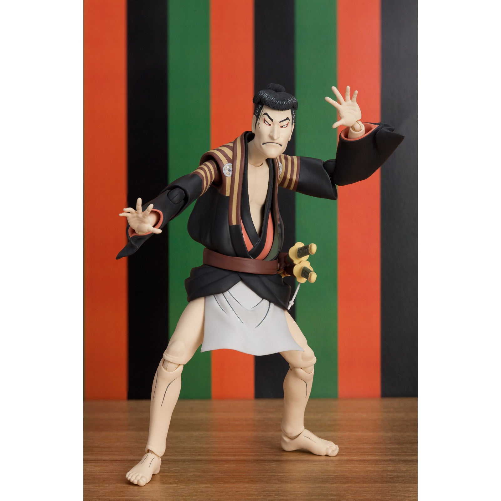 【中古即納】[FIG] (再販) figma(フィグマ) SP-100 写楽作 三代目大谷鬼次の奴江戸兵衛(さんだいめおおたにおにじ えどべえ) テーブル美術館 完成品 可動フィギュア FREEing(フリーイング)(20260207)