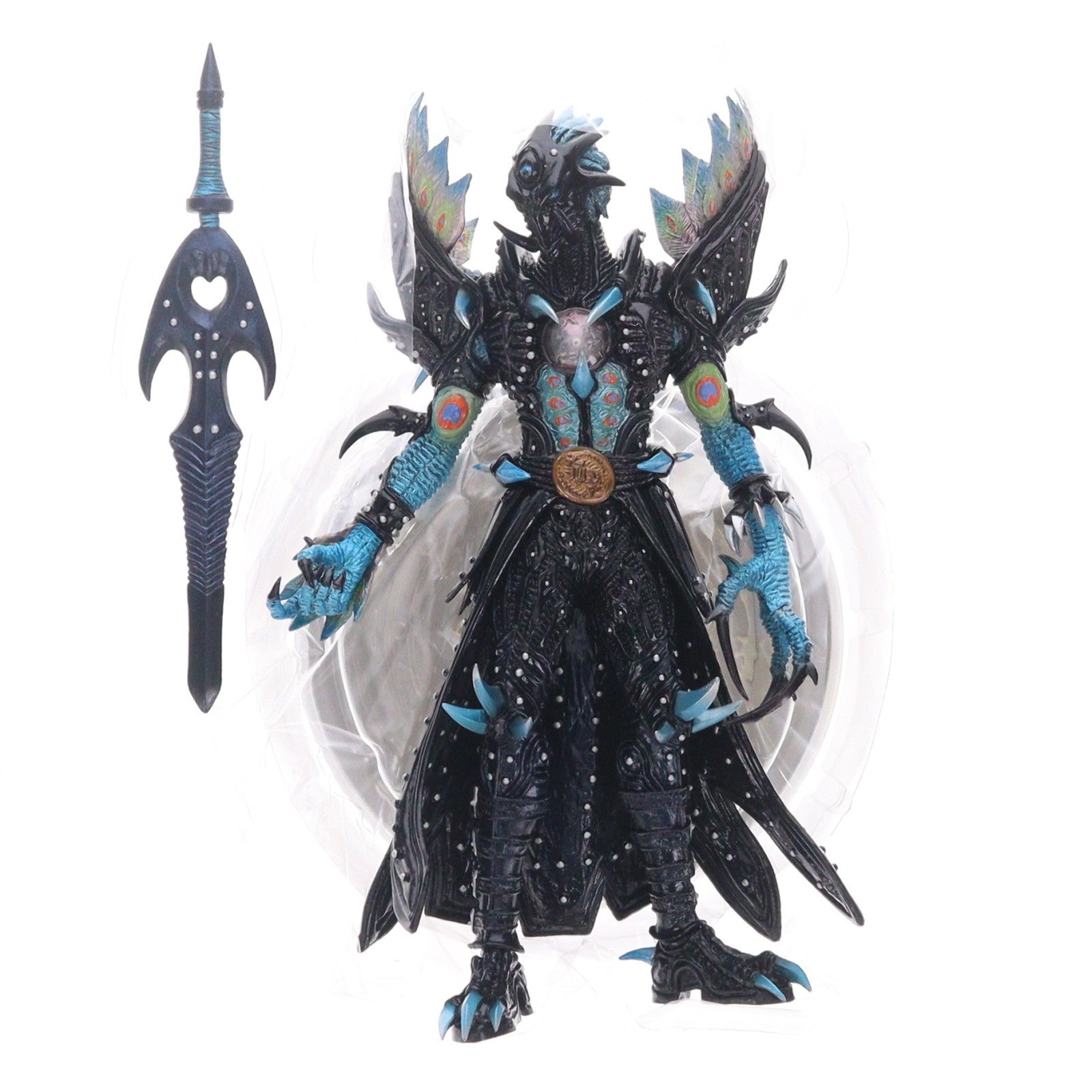 【中古即納】[FIG] フィギュア王誌上通販限定 ART WORKS MONSTERS(アートワークスモンスターズ) LIMITED-03 ピーコックアンデッド 仮面ライダー剣(ブレイド) 完成品 フィギュア メガハウス(20070731)