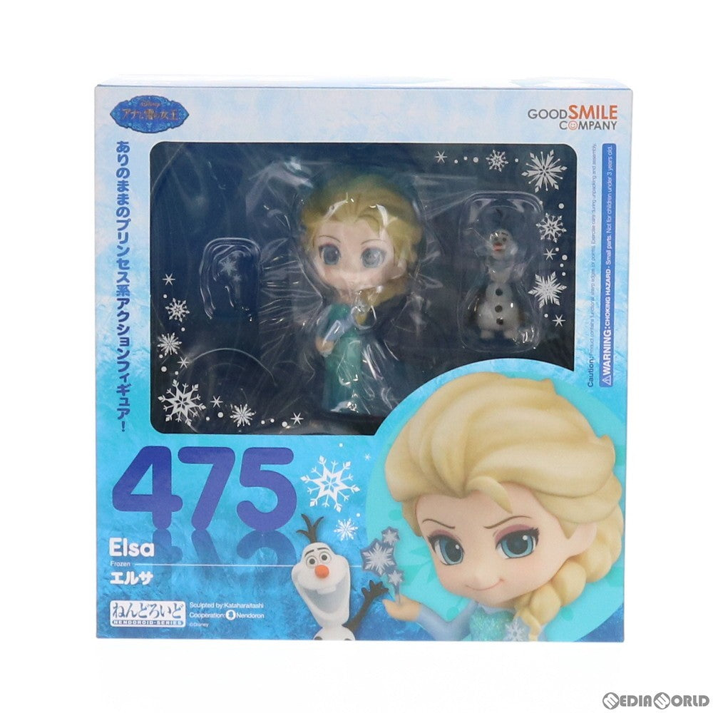 【中古即納】[FIG] (再々販)ねんどろいど 475 エルサ アナと雪の女王 完成品 可動フィギュア グッドスマイルカンパニー(20170917)