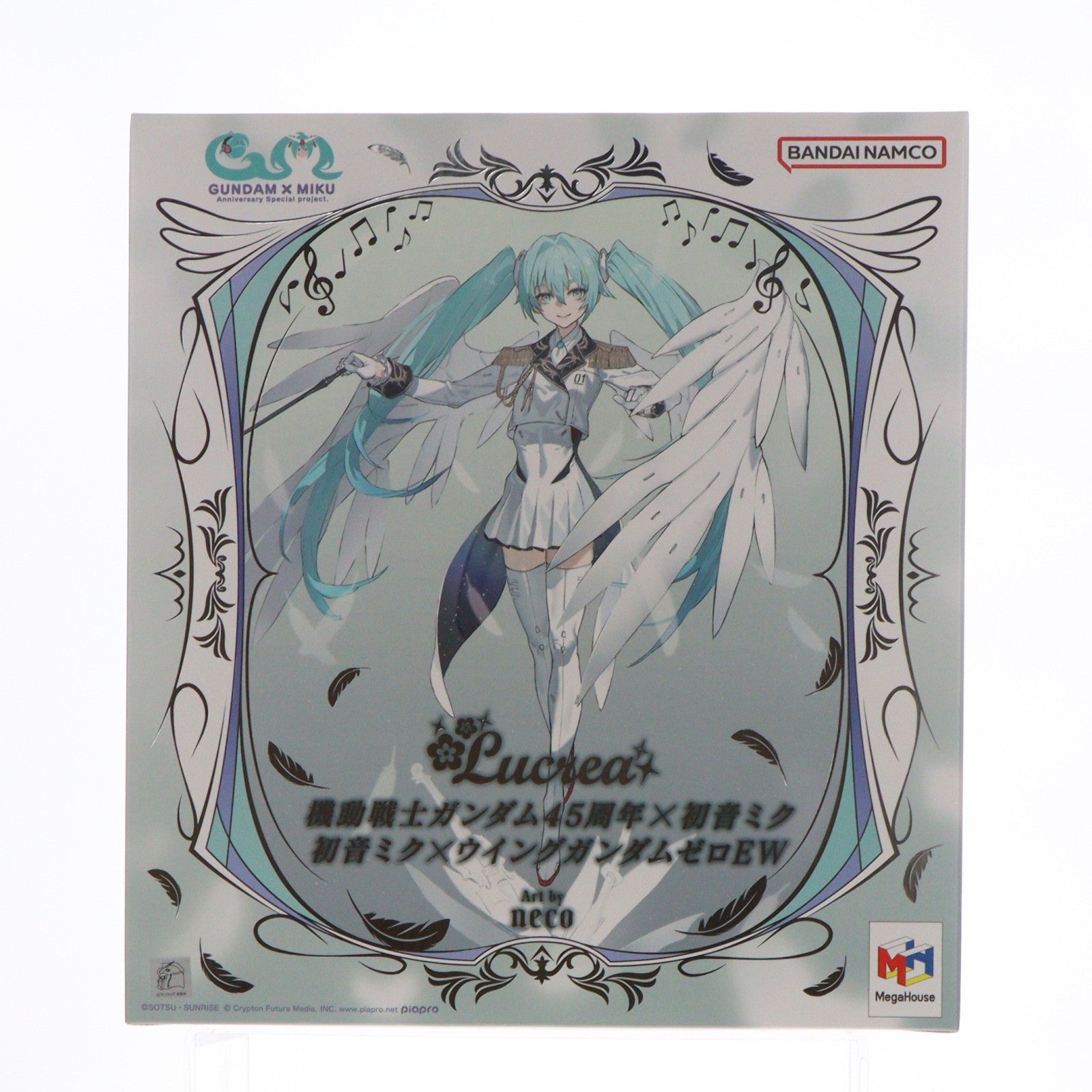 【中古即納】[FIG] Lucrea(ルクリア) 初音ミク×ウイングガンダムゼロ EW 機動戦士ガンダム45周年×初音ミク 新機動戦記ガンダムW(ウイング) 1/7 完成品 フィギュア プレミアムバンダイ&一部流通限定 メガハウス(20260626)