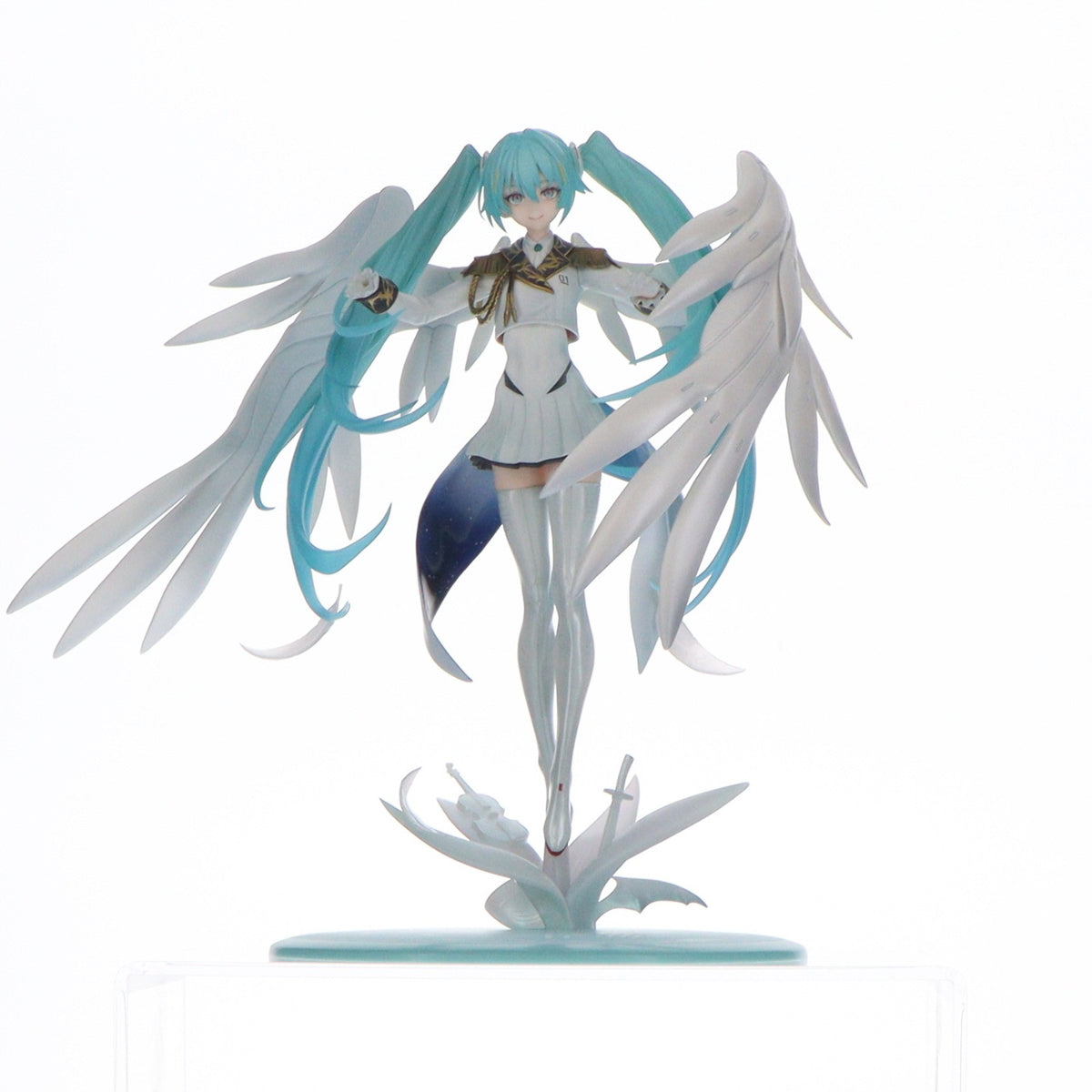 【中古即納】[FIG] Lucrea(ルクリア) 初音ミク×ウイングガンダムゼロ EW 機動戦士ガンダム45周年×初音ミク 新機動戦記ガンダムW(ウイング) 1/7 完成品 フィギュア プレミアムバンダイ&一部流通限定 メガハウス(20260626)