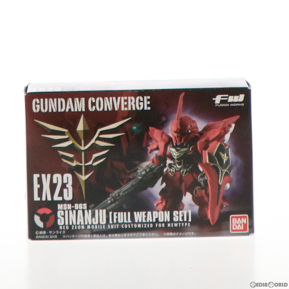 【中古即納】[FIG] (食玩) FW GUNDAM CONVERGE(ガンダムコンバージ) EX23 シナンジュ FULL WEAPON SET 機動戦士ガンダムUC(ユニコーン) フィギュア バンダイ(20180820)