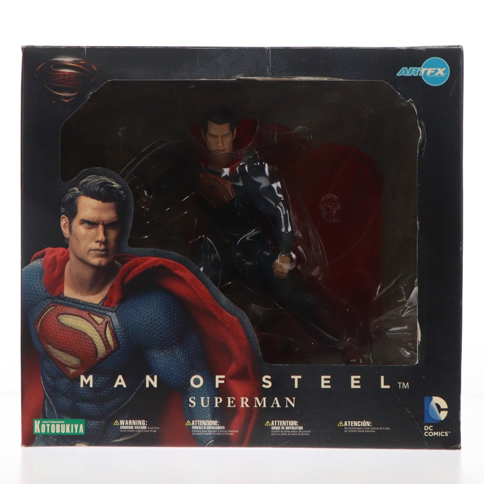 【中古即納】[FIG] ARTFX スーパーマン(マン・オブ・スティール) MAN OF STEEL 1/6 完成品 フィギュア(SV87) コトブキヤ(20130828)