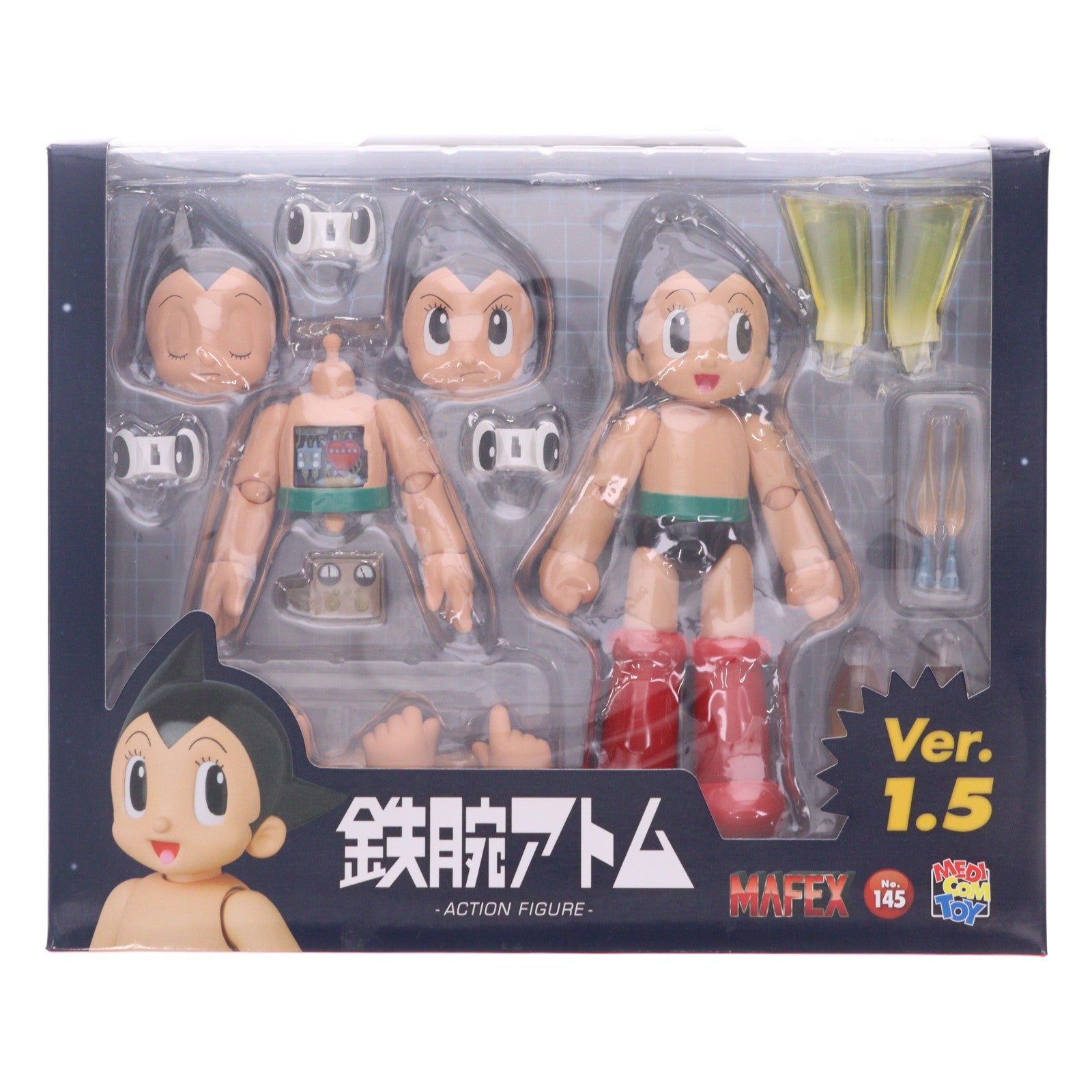 【中古即納】[FIG] (再販) マフェックス No.145 MAFEX 鉄腕アトム Ver.1.5 完成品 可動フィギュア メディコム・トイ(20260630)