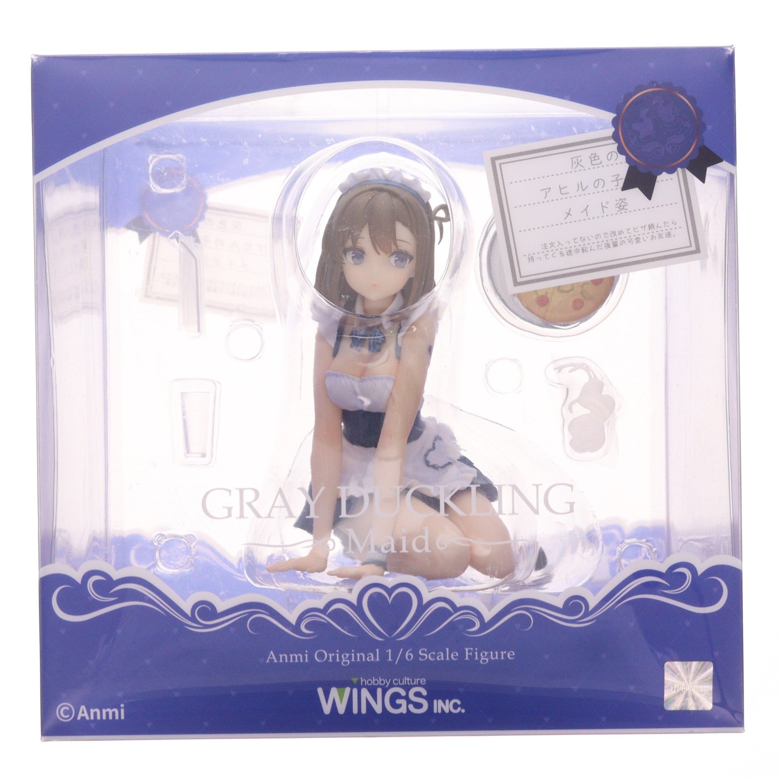 【中古即納】[FIG] Anmi 灰色アヒルの子メイド姿 1/6 完成品 フィギュア WINGS inc.(双翼社)(20230202)