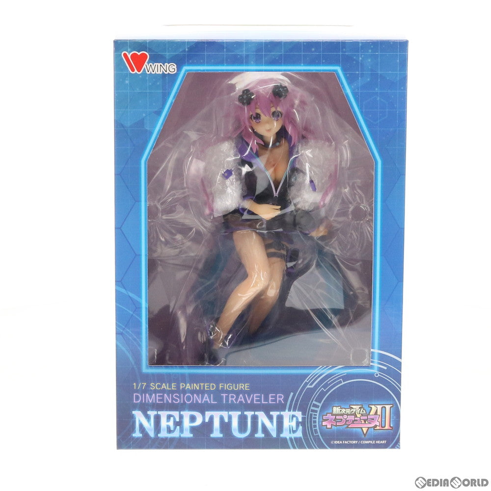 【中古即納】[FIG] 次元の旅人 ネプテューヌ 新次元ゲイム ネプテューヌVII 1/7 完成品 フィギュア WING(ウイング)(20200131)