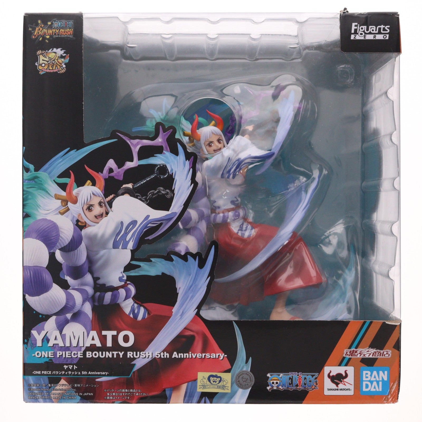 【中古即納】[FIG] 魂ウェブ商店限定 フィギュアーツZERO [超激戦] ヤマト-ONE PIECE バウンティラッシュ 5th Anniversary- ワンピース 完成品 フィギュア バンダイスピリッツ(20240826)