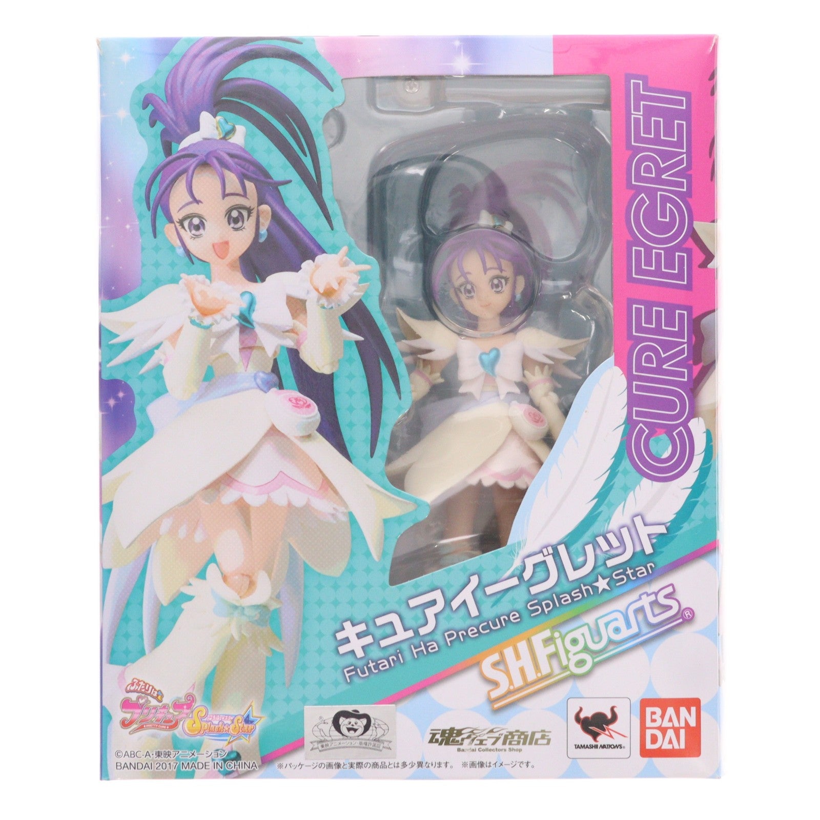 【中古即納】[FIG] 魂ウェブ商店限定 S.H.Figuarts(フィギュアーツ) キュアイーグレット ふたりはプリキュア Splash☆Star 完成品 可動フィギュア バンダイ(20171116)