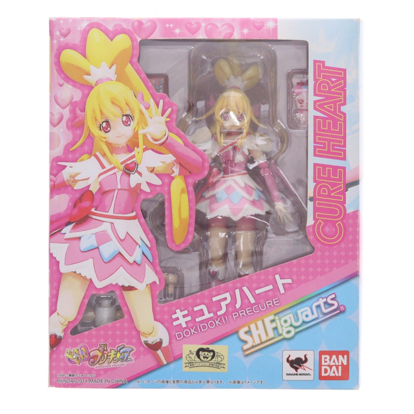 【中古即納】[FIG] S.H.Figuarts(フィギュアーツ) キュアハート ドキドキ!プリキュア 完成品 可動フィギュア バンダイ(20140531)