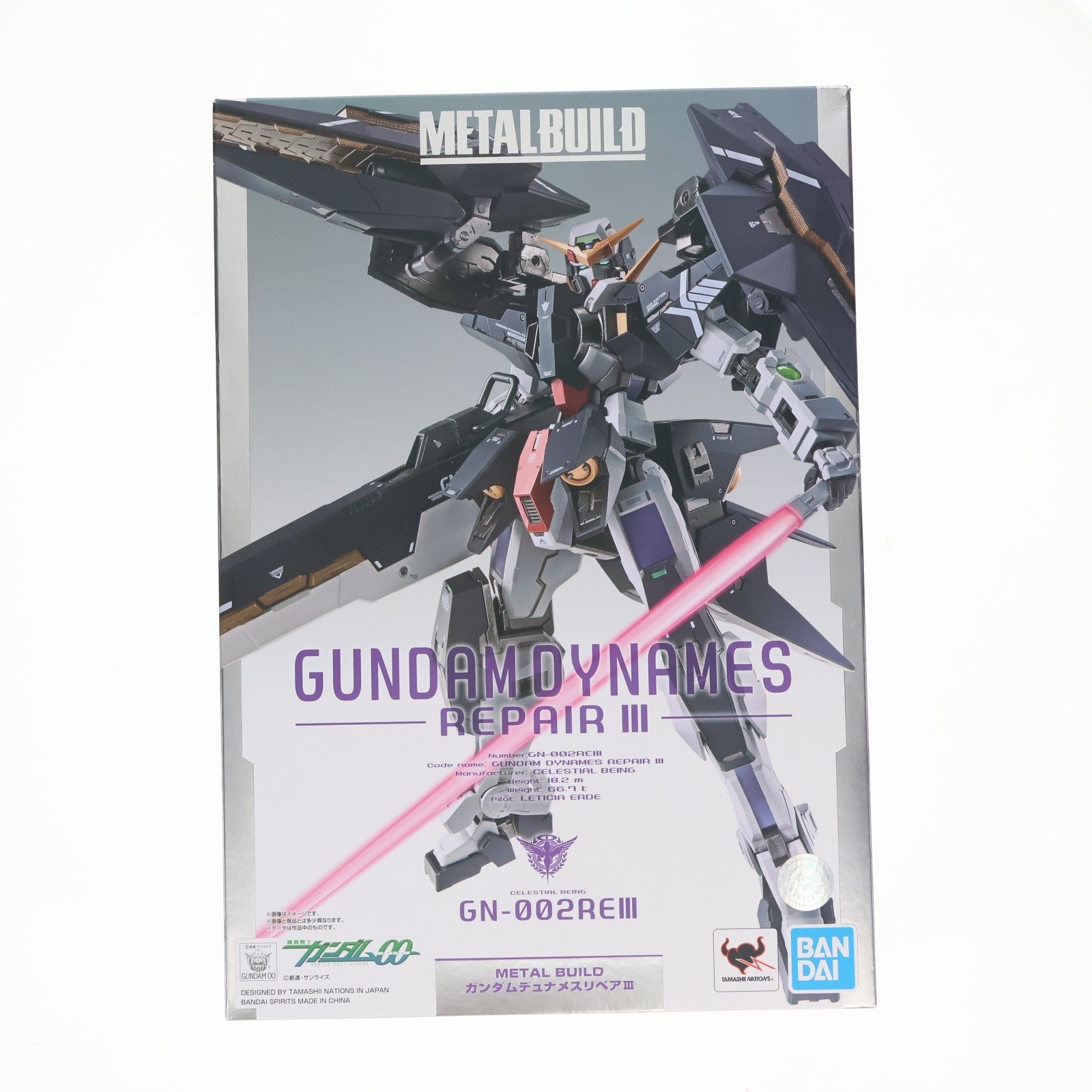 【中古即納】[FIG] METAL BUILD ガンダムデュナメスリペアIII ガンダム00 Festival 10 Re:vision(ダブルオーフェスティバル10リビジョン) 完成品 可動フィギュア バンダイスピリッツ(20210722)