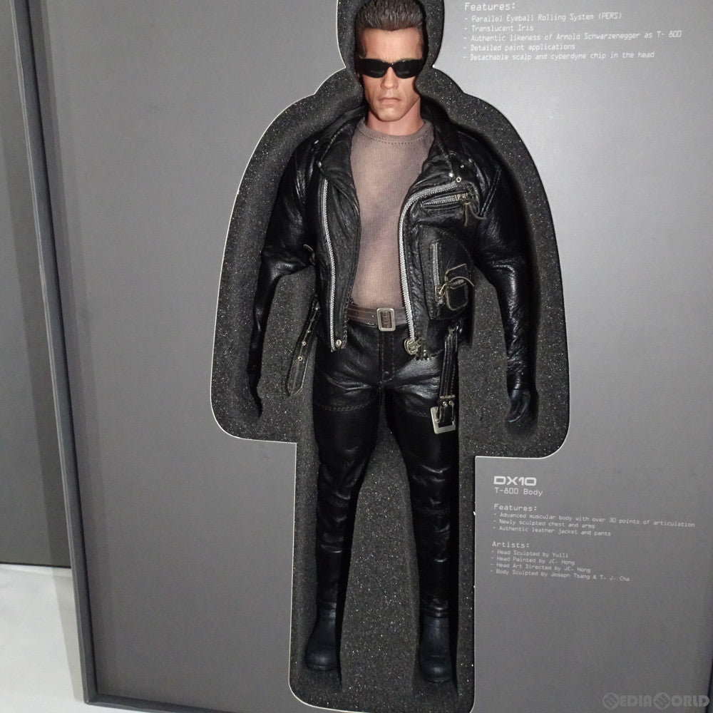 【中古即納】[FIG] ムービー・マスターピース DX T-800 ターミネーター2 1/6 完成品 可動フィギュア(DX #10) ホットトイズ/サイドショウ(20121121)