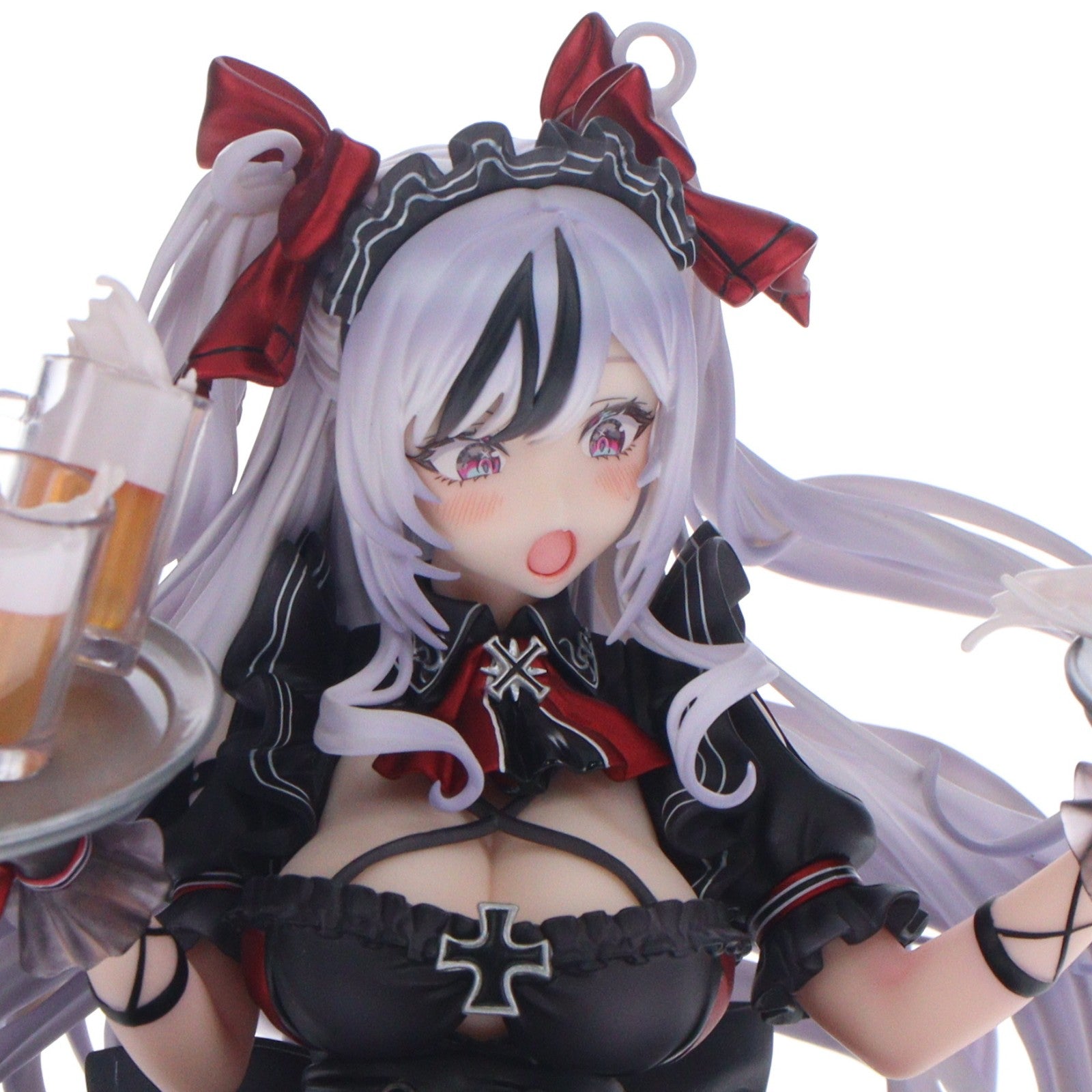 【中古即納】[FIG] ポスター無しフェイスパーツ付属 エルベ 見せ場訪れず～ あみあみ限定版 アズールレーン 1/7 完成品 フィギュア GOLDENHEAD+(ゴールデンヘッドプラス)(20250731)