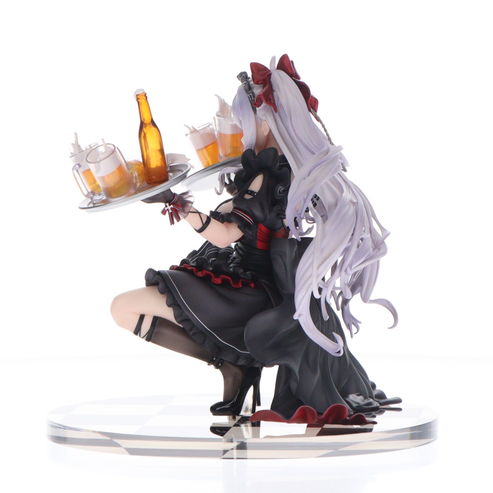【中古即納】[FIG] ポスター無しフェイスパーツ付属 エルベ 見せ場訪れず～ あみあみ限定版 アズールレーン 1/7 完成品 フィギュア GOLDENHEAD+(ゴールデンヘッドプラス)(20250731)
