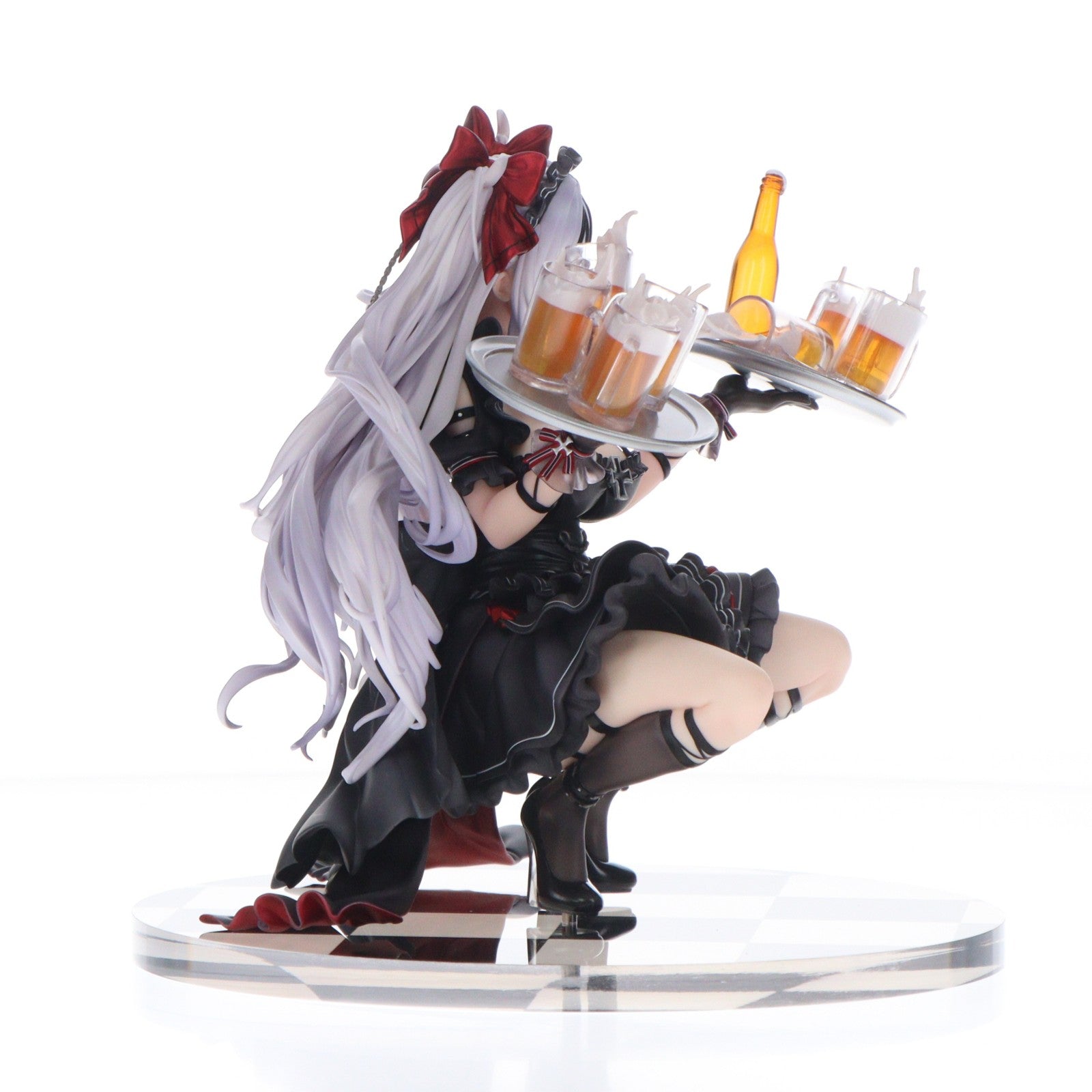 【中古即納】[FIG] ポスター無しフェイスパーツ付属 エルベ 見せ場訪れず～ あみあみ限定版 アズールレーン 1/7 完成品 フィギュア GOLDENHEAD+(ゴールデンヘッドプラス)(20250731)