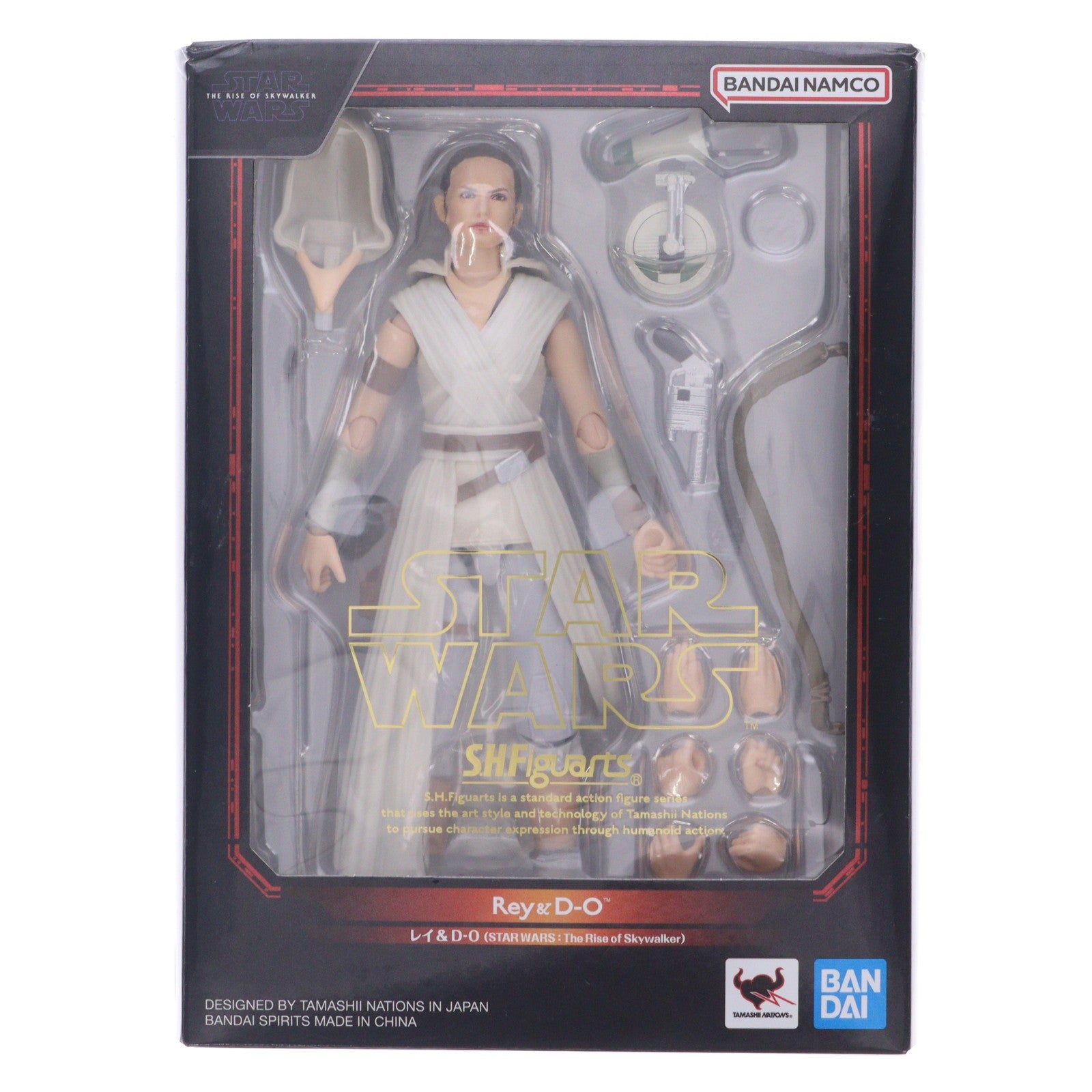 【中古即納】[FIG] (再販) S.H.Figuarts(フィギュアーツ) レイ & D-O(STAR WARS: The Rise of Skywalker) スター・ウォーズ エピソード9/スカイウォーカーの夜明け 完成品 可動フィギュア バンダイスピリッツ(20240316)