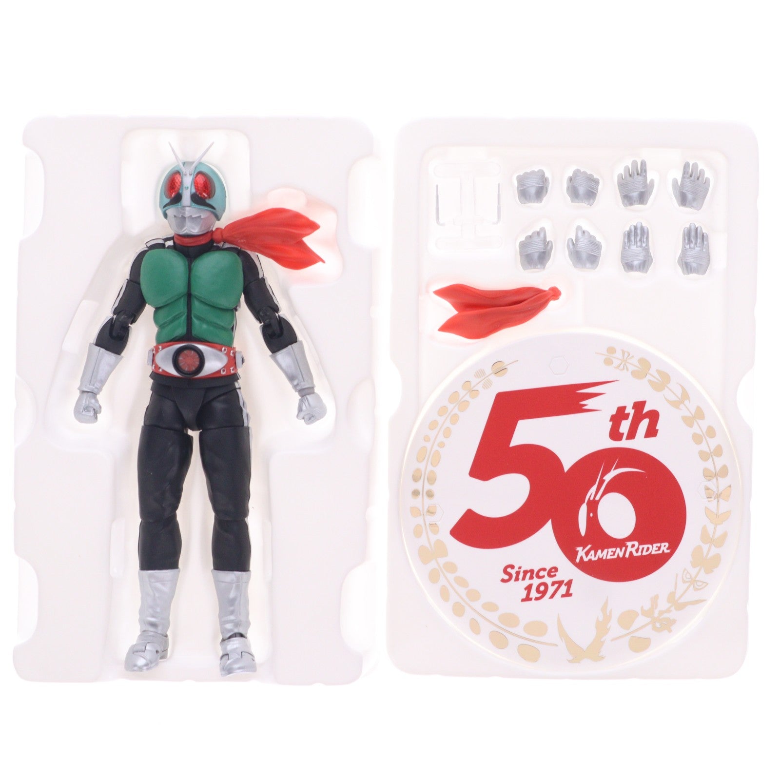 【中古即納】[FIG] S.H.Figuarts(フィギュアーツ) 真骨彫製法 仮面ライダー新1号 50th Anniversary Ver. 完成品 可動フィギュア バンダイスピリッツ(20211023)