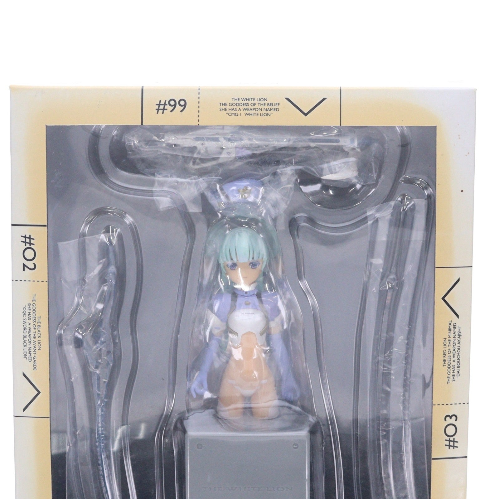 【中古即納】[FIG] (フィギュア単品) THE WHITE LION-ザ・ホワイトライオン- パッションブルーカラー C76イベント限定版 完成品 セミアクションフィギュア チョコレートショップ(20090814)