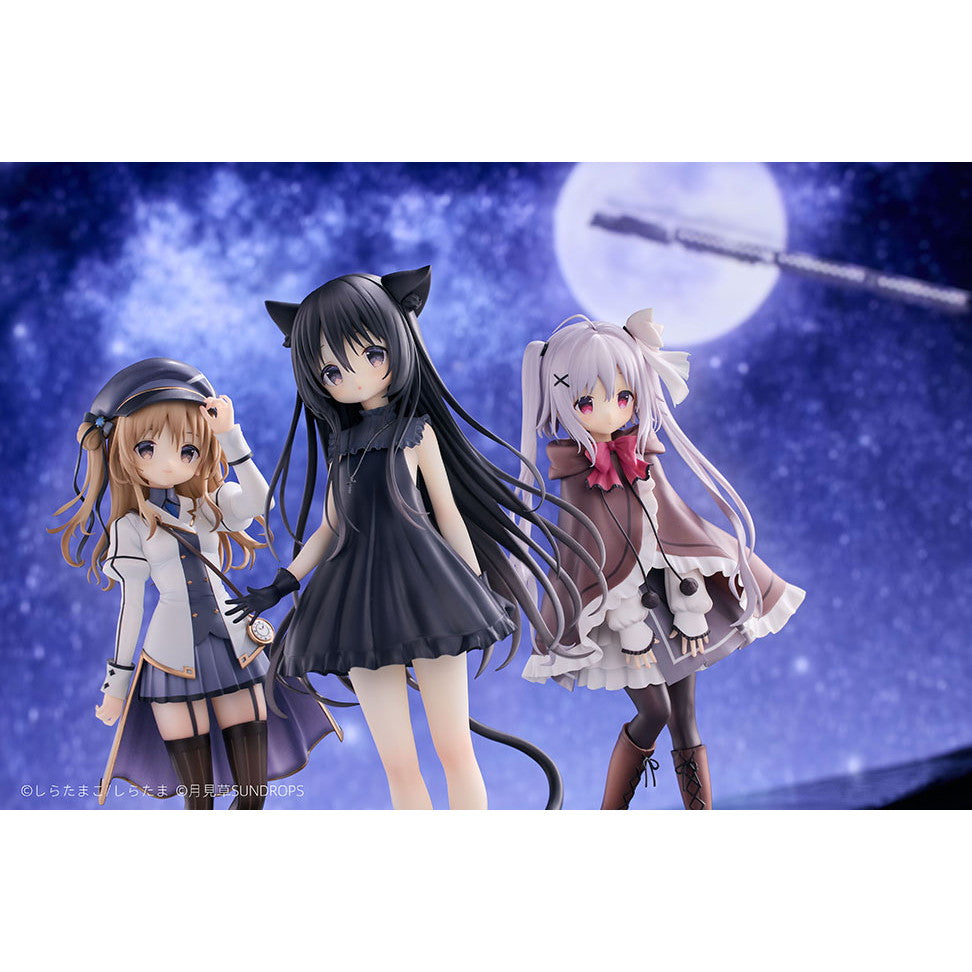 【中古即納】[FIG] アクリルキーホルダー3種&ホワイトボード3種付属 ノワール ねり カルハ コンプリートセット 星空鉄道とシロの旅 1/7 完成品 フィギュア 月見草 SUNDROPS(20251231)