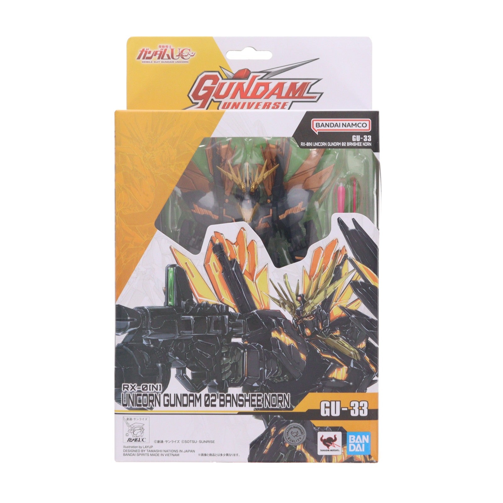 【中古即納】[FIG] GUNDAM UNIVERSE(ガンダムユニバース) RX-0[N] UNICORN GUNDAM 02 BANSHEE NORN(ユニコーンガンダム 2号機 バンシィ・ノルン) 機動戦士ガンダムUC(ユニコーン) 完成品 可動フィギュア バンダイスピリッツ(20240525)