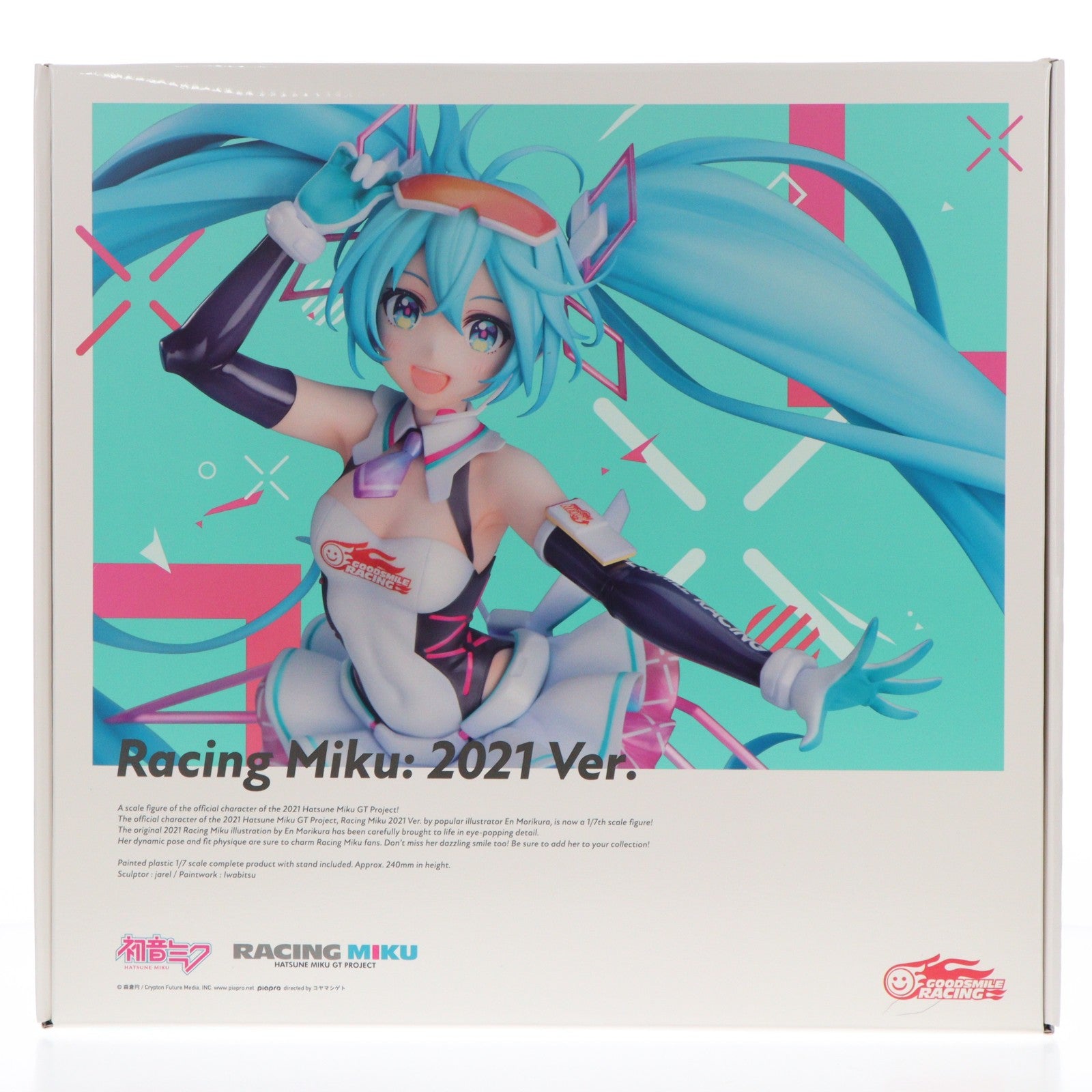 【中古即納】[FIG] GOODSMILE ONLINE SHOP限定 レーシングミク 2021Ver. 初音ミク GTプロジェクト 1/7 完成品 フィギュア グッドスマイルカンパニー(20221231)