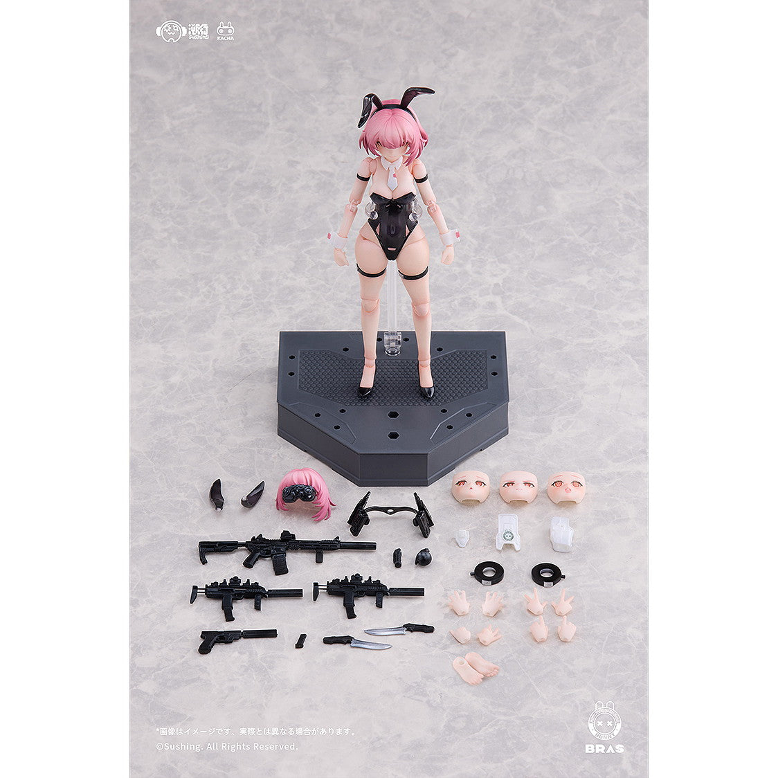 【中古即納】[FIG] 初回限定特典3種付属 Commando・ベルカ BUNNY RAPID ACTION SQUAD 1/12 完成品 可動フィギュア 溯行Sushing(スシーン)(20260811)