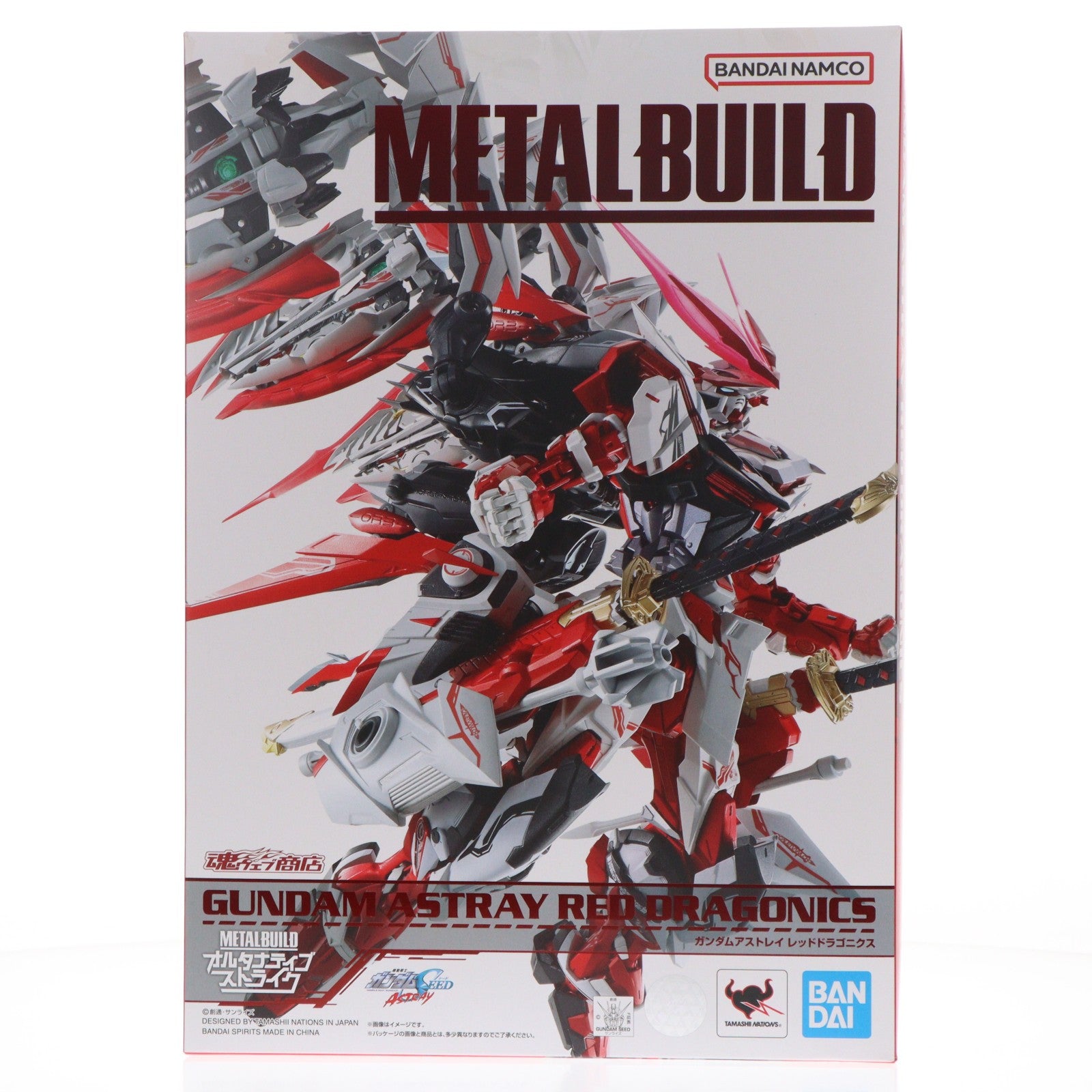 【中古即納】[FIG] 初期不良対応済 魂ウェブ商店限定 METAL BUILD ガンダムアストレイ レッドドラゴニクス 機動戦士ガンダムSEED DESTINY ASTRAY R(シード デスティニー アストレイ R) 完成品 可動フィギュア バンダイスピリッツ(20220831)