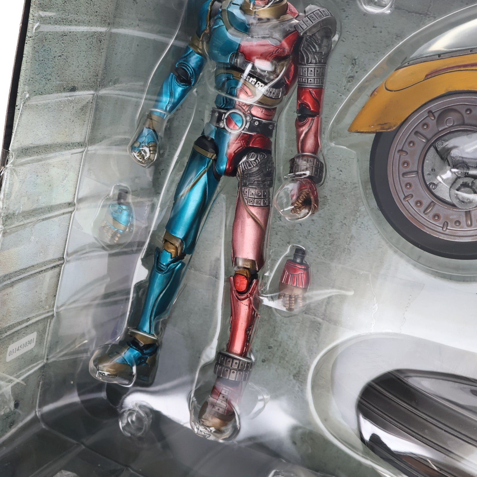 【中古即納】[FIG] S.I.C. VOL.11 サイドマシン&キカイダー 人造人間キカイダー 完成品 可動フィギュア バンダイ(20010331)