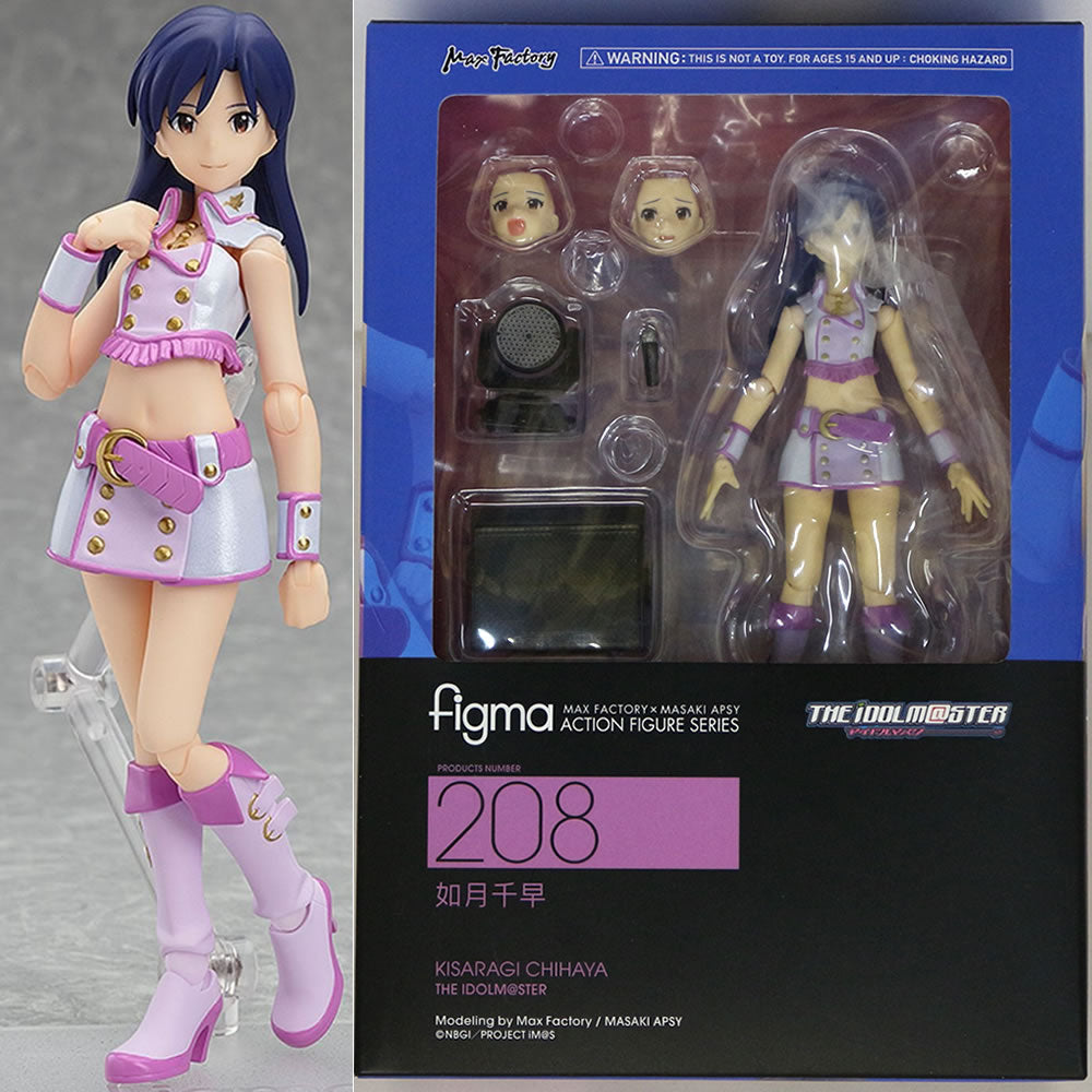 【中古即納】[FIG] figma(フィグマ) 208 如月千早(きさらぎちはや) アイドルマスター 完成品 可動フィギュア マックスファクトリー(20140427)