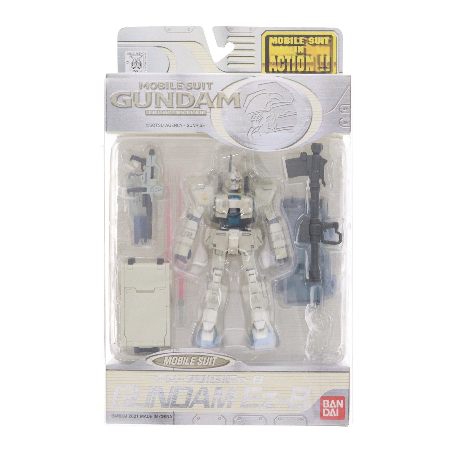【中古即納】[FIG] MS IN ACTION!!(モビルスーツ・イン・アクション) RX-79[G]Ez-8 ガンダムEz-8 機動戦士ガンダム 第08MS小隊 完成品 可動フィギュア バンダイ(20011130)