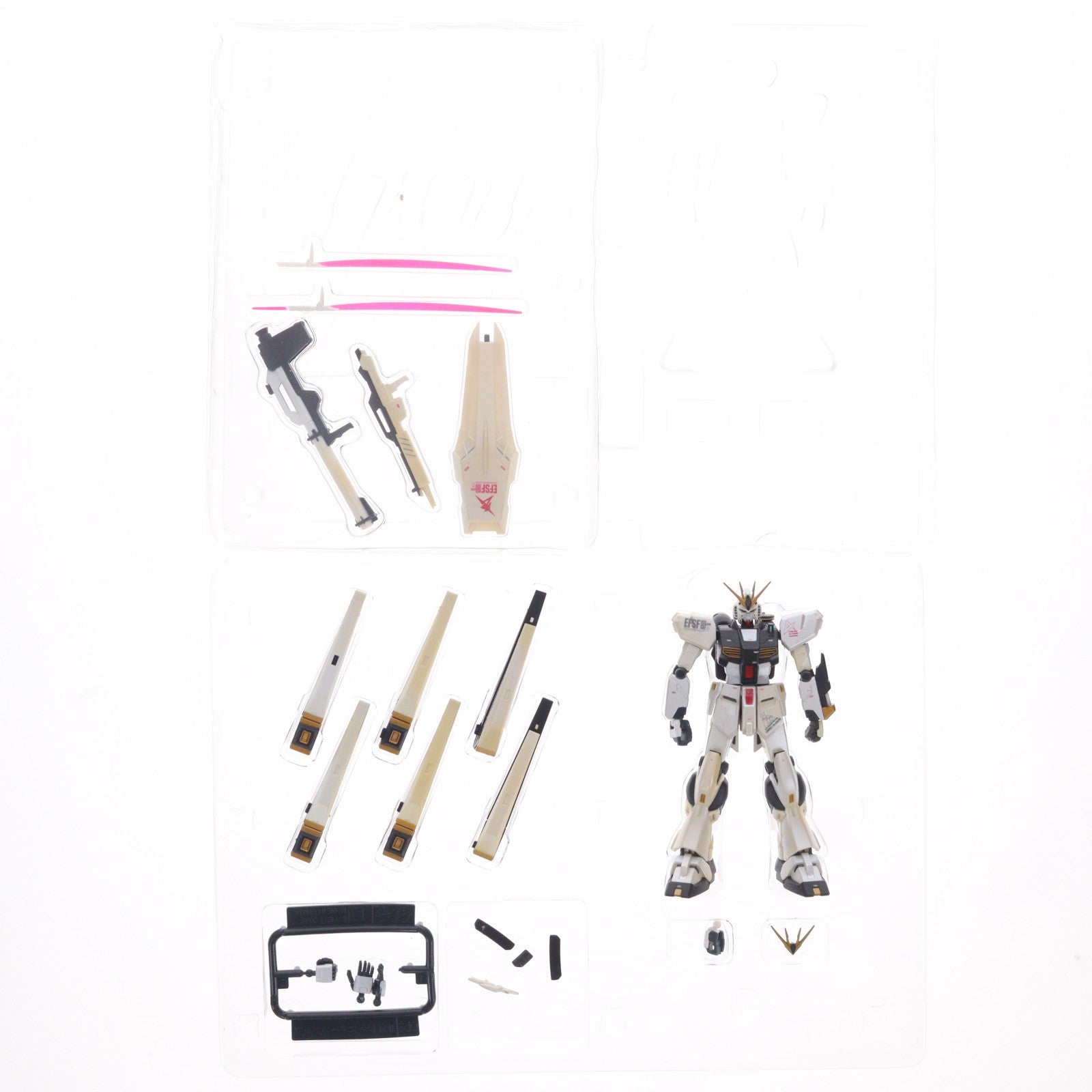 【中古即納】[FIG] HCM-Pro SP-003 νガンダム(スペシャルペインテッド) 機動戦士ガンダム 逆襲のシャア 1/200 完成品 可動フィギュア バンダイ(20070812)
