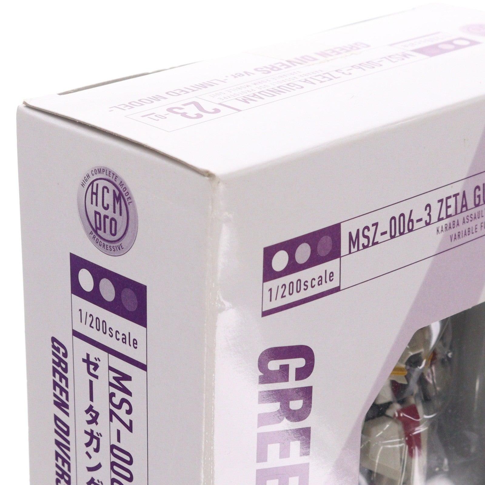 【中古即納】[FIG] HCM-Pro23-01 ハイコンプリートモデル Zガンダム3号機 グリーンダイバーズVer. ガンダム新体験 0087グリーンダイバーズ 1/200 完成品 可動フィギュア バンダイ(20060527)