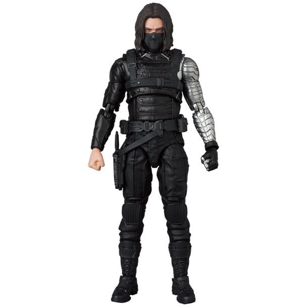 【中古即納】[FIG] (再販) マフェックス No.203 MAFEX WINTER SOLDIER(ウィンター・ソルジャー) キャプテン・アメリカ/ウィンター・ソルジャー 完成品 可動フィギュア メディコム・トイ(20260831)
