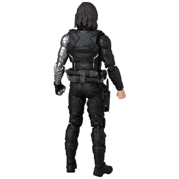 【中古即納】[FIG] (再販) マフェックス No.203 MAFEX WINTER SOLDIER(ウィンター・ソルジャー) キャプテン・アメリカ/ウィンター・ソルジャー 完成品 可動フィギュア メディコム・トイ(20260831)