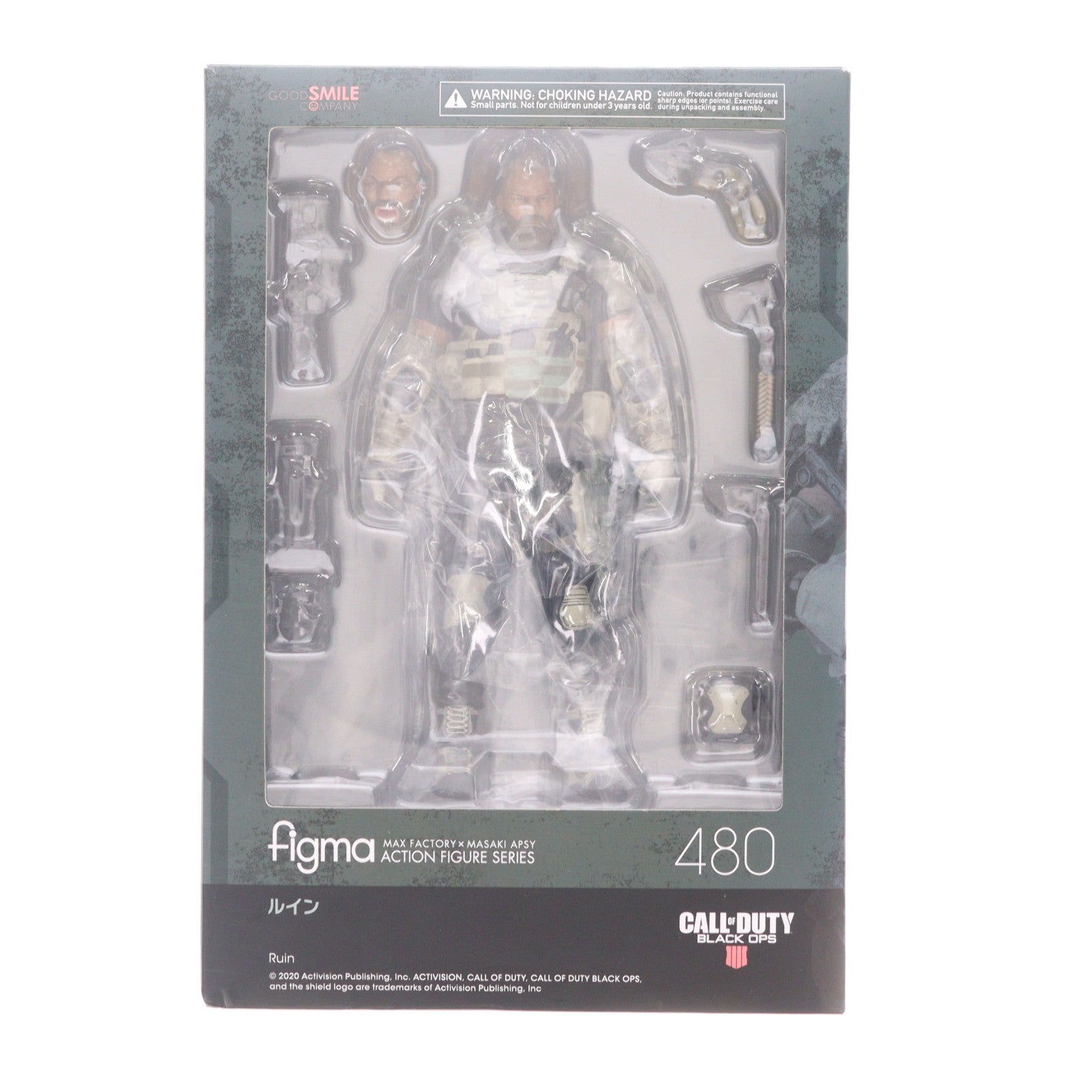 【中古即納】[FIG] figma(フィグマ) 480 ルイン CALL OF DUTY: BLACK OPS 4(コール オブ デューティ ブラックオプス 4) 完成品 可動フィギュア グッドスマイルカンパニー(20201226)