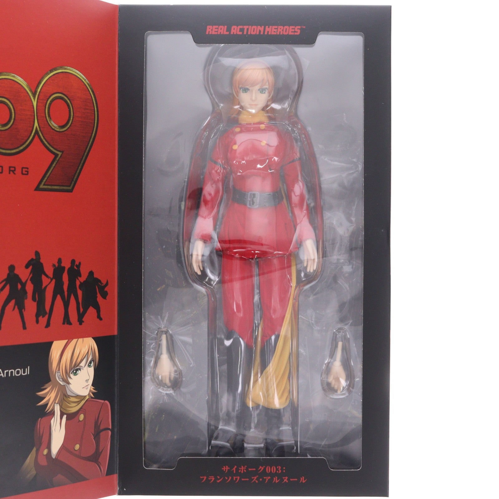【中古即納】[FIG] リアルアクションヒーローズ No.601 RAH 003:フランソワーズ・アルヌール 009 RE:CYBORG(ゼロゼロナイン リ・サイボーグ) 完成品 可動フィギュア メディコム・トイ(20130327)