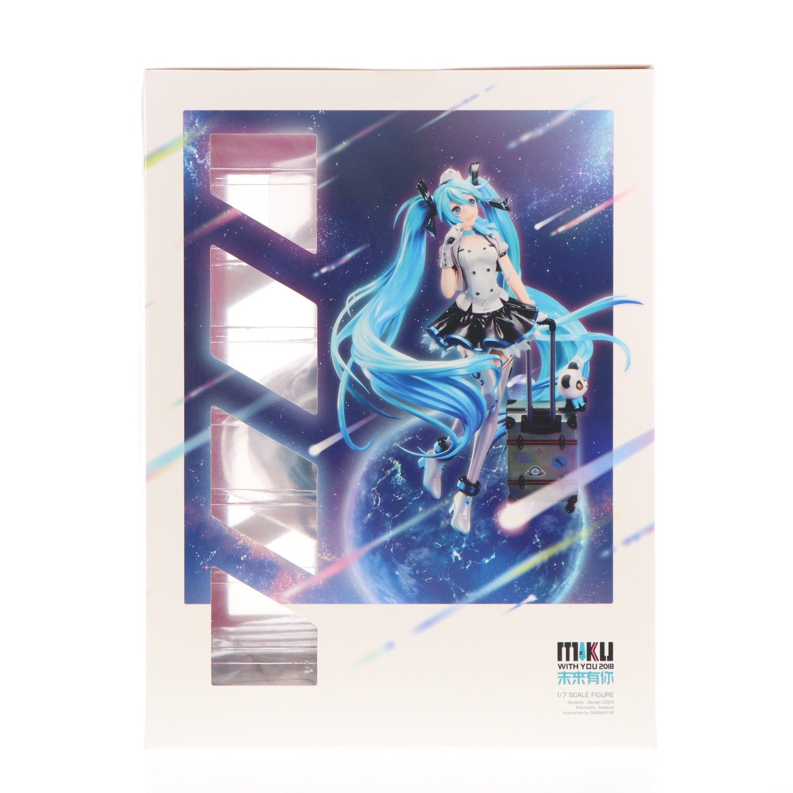 【中古即納】[FIG] F:NEX限定 予約特典付属 初音ミク「MIKU WITH YOU 2018」Ver. キャラクター・ボーカル・シリーズ01 初音ミク 1/7 完成品 フィギュア(AMU-FNX127) フリュー(20191031)
