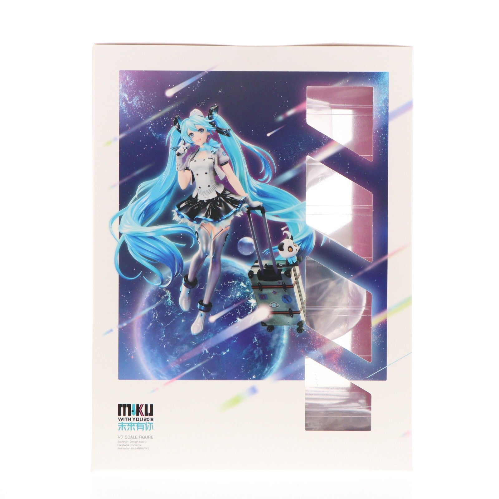 【中古即納】[FIG] F:NEX限定 予約特典付属 初音ミク「MIKU WITH YOU 2018」Ver. キャラクター・ボーカル・シリーズ01 初音ミク 1/7 完成品 フィギュア(AMU-FNX127) フリュー(20191031)