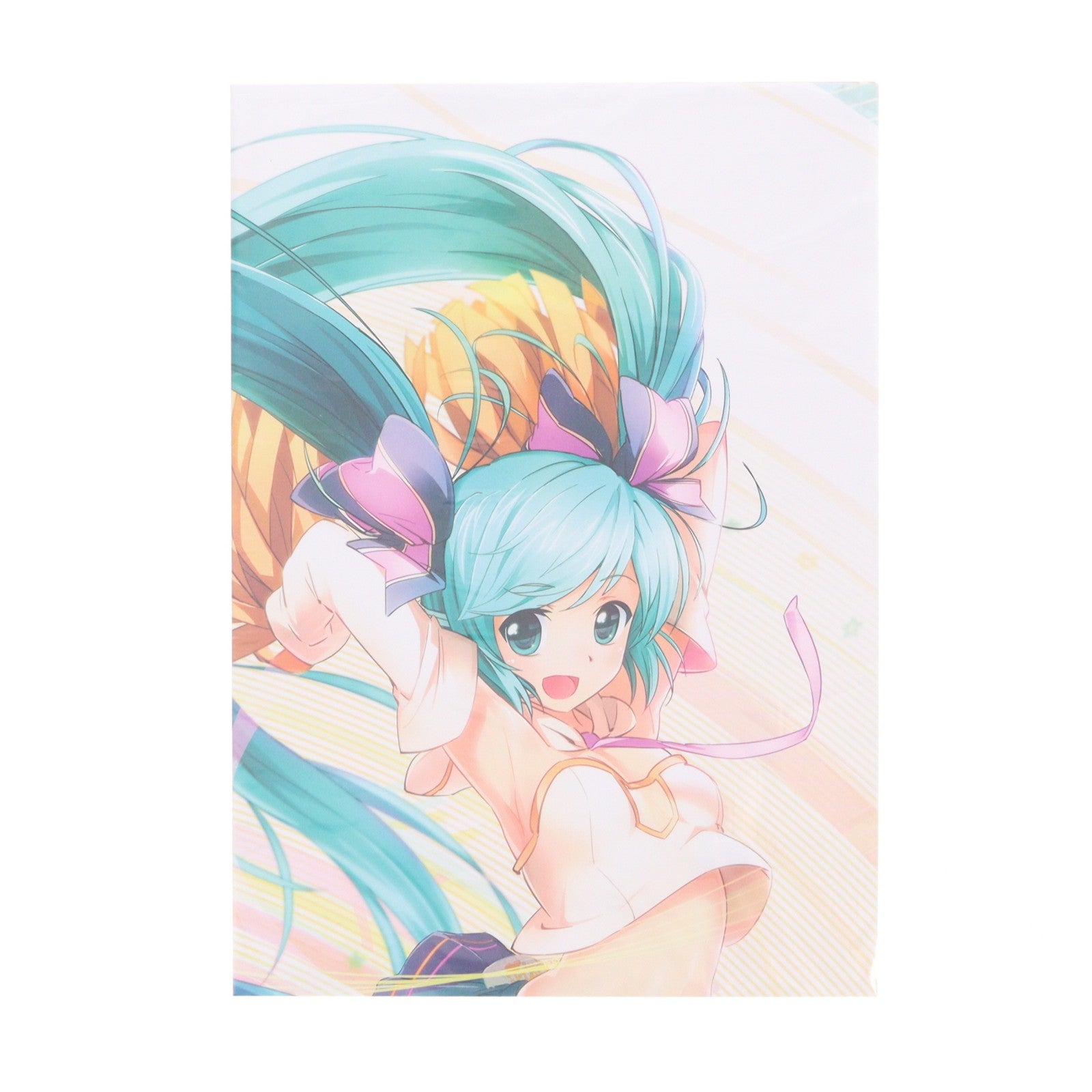 【中古即納】[FIG] GOODSMILE ONLINE SHOP限定特典付属 初音ミク Cheerful Ver.(2016年) キャラクター・ボーカル・シリーズ01 初音ミク 1/8 完成品 フィギュア グッドスマイルカンパニー(20161231)
