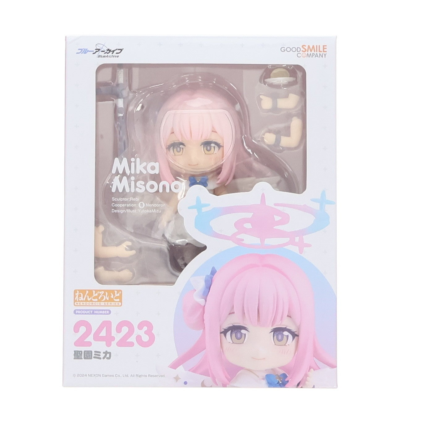 【中古即納】[FIG] ねんどろいど 2423 聖園ミカ(みそのみか) ブルーアーカイブ -Blue Archive- 完成品 可動フィギュア グッドスマイルカンパニー(20240929)