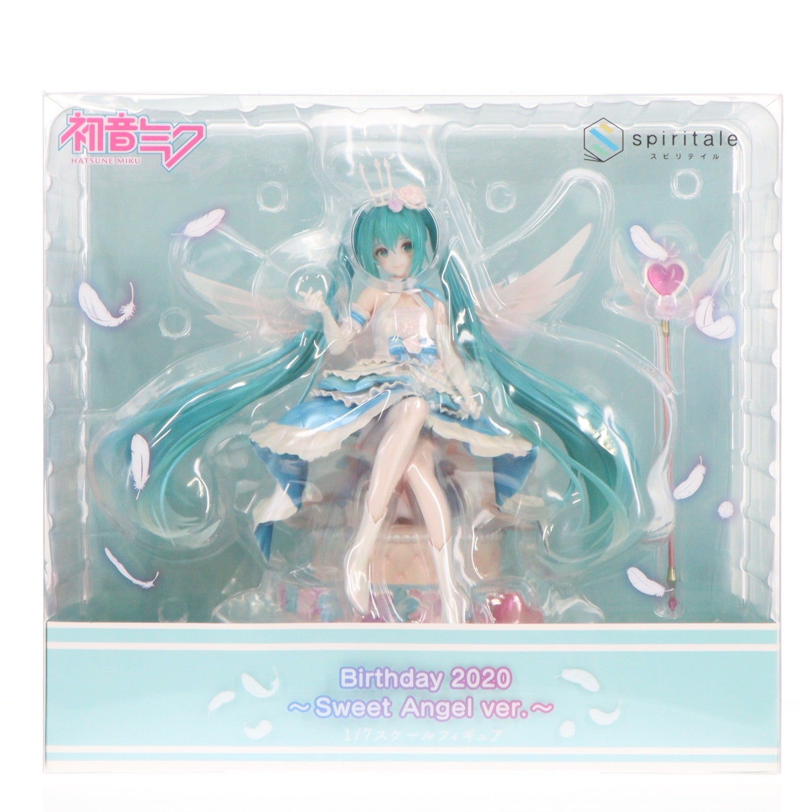 【中古即納】[FIG] spiritale公式ショップ限定 初音ミク Birthday 2020～Sweet Angel ver.～ キャラクター・ボーカル・シリーズ01 初音ミク 1/7 完成品 フィギュア Spiritale(スピリテイル)/タイトー(20210831)