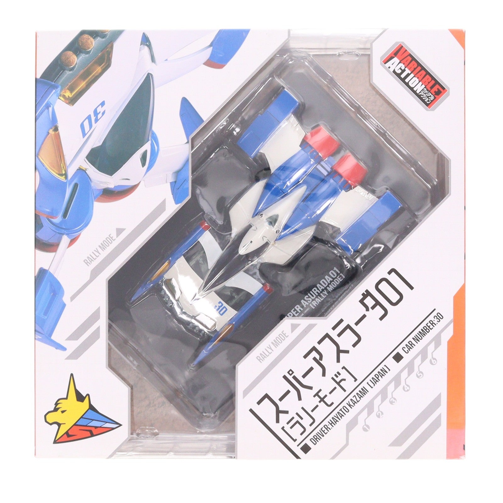 【中古即納】[FIG] ヴァリアブルアクション スーパーアスラーダ01(ラリーモード) 新世紀GPXサイバーフォーミュラ 完成品 可動フィギュア メガハウス(20140731)